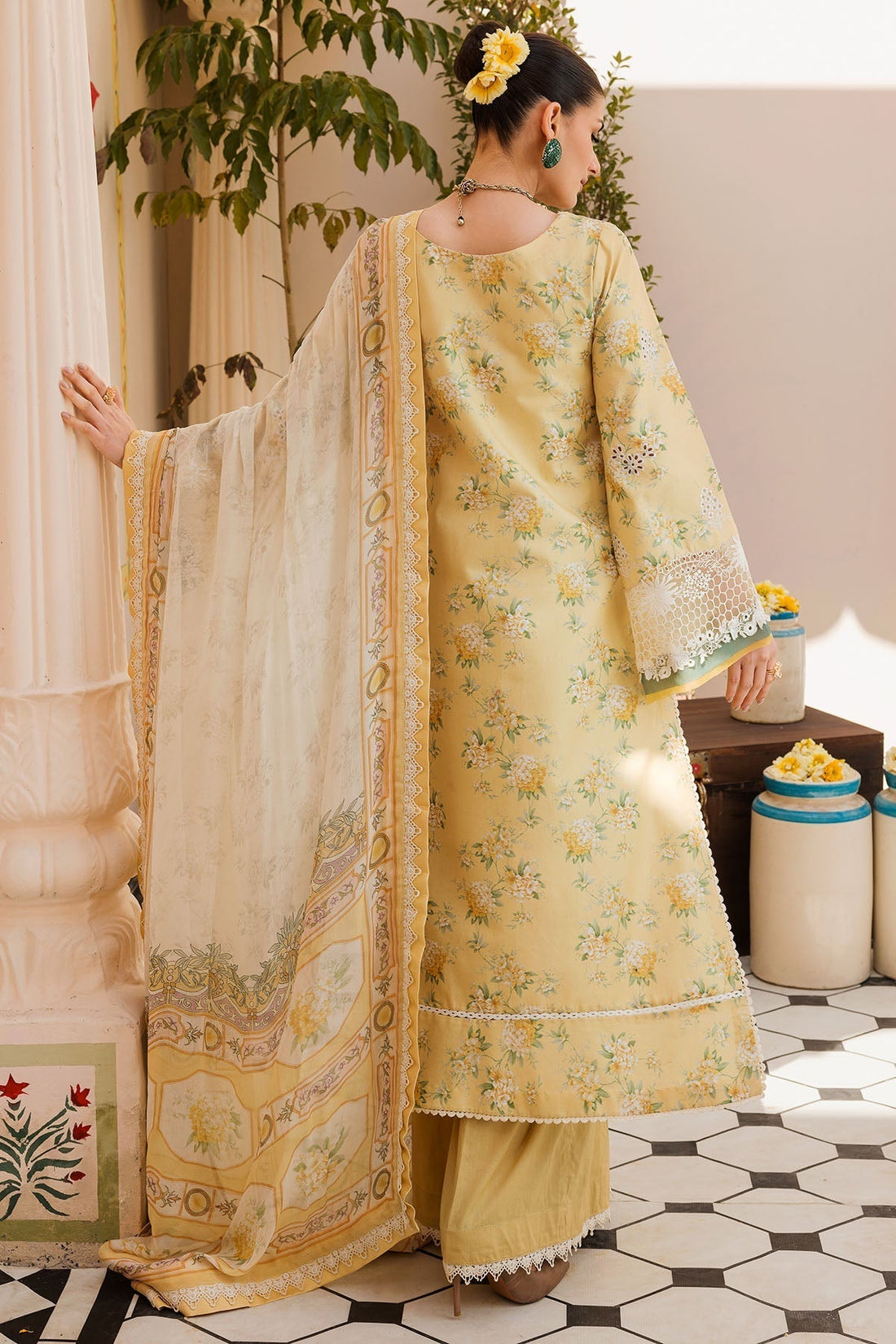 Motifz | Amal Luxury Lawn | 4623 - House Of Hania