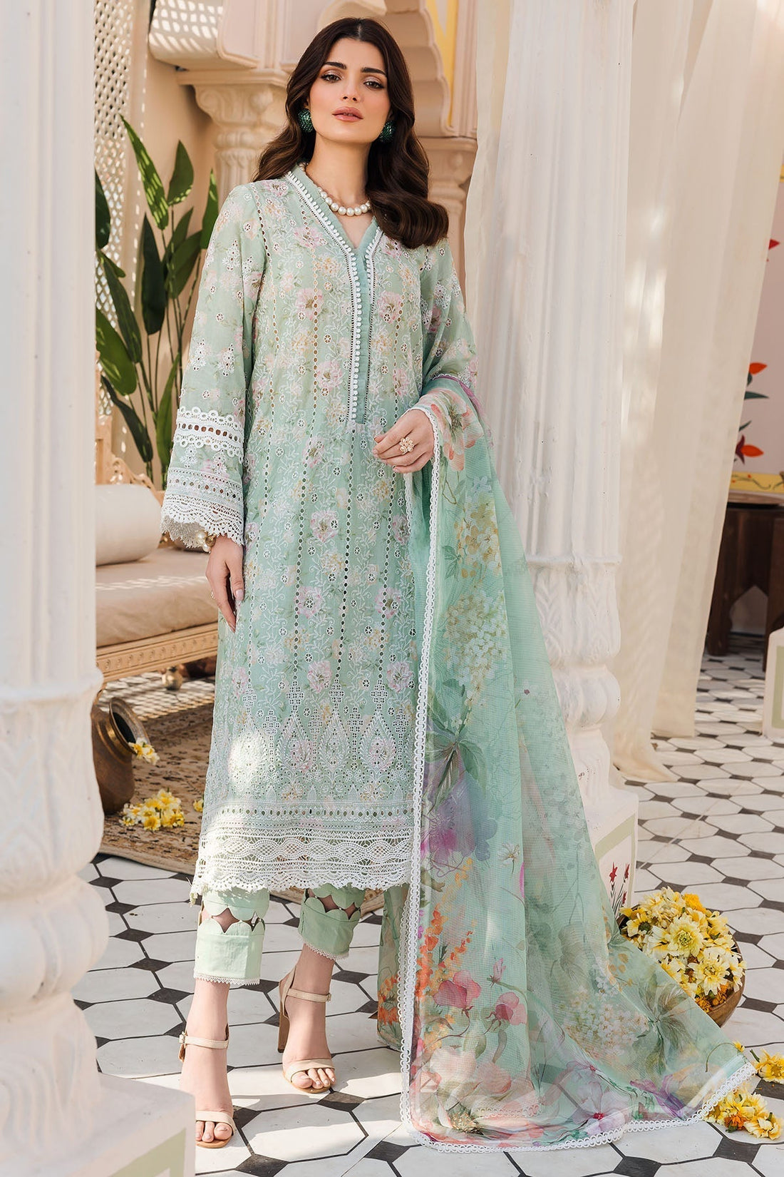 Motifz | Amal Luxury Lawn | 4624 - House Of Hania