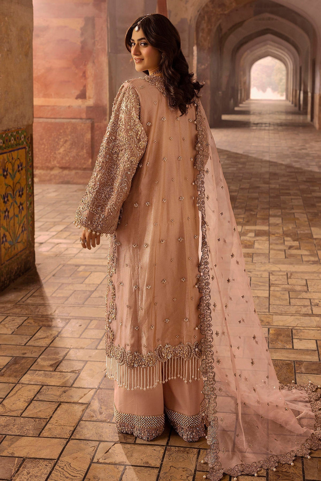 Motifz | Bridal Couture | 0012-MAYASA EMBROIDERED MESSORI STITCHED - House Of Hania