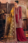 Motifz | EMBROIDERED CRINKLE CHIFFON | 4817-TABEER - House Of Hania