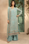 Motifz | EMBROIDERED CRINKLE CHIFFON | 5574-FLORA - House Of Hania