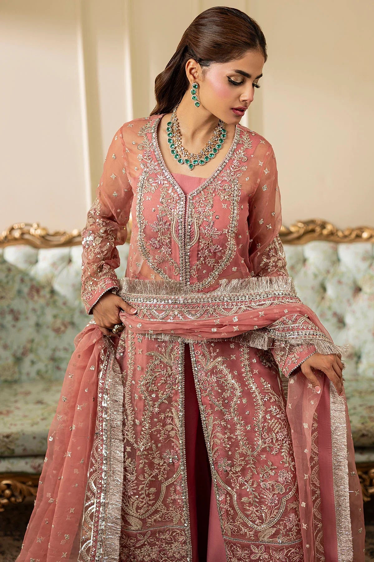 Motifz | EMBROIDERED ORGANZA | 5134-SUMMER - House Of Hania