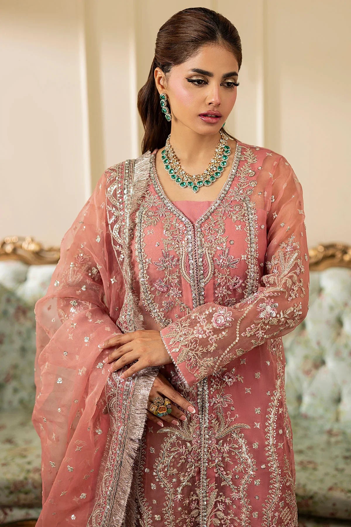 Motifz | EMBROIDERED ORGANZA | 5134-SUMMER - House Of Hania
