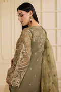 Motifz | EMBROIDERED ORGANZA | 5137-GREEN - House Of Hania
