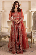 Motifz | EMBROIDERED ORGANZA | 5139-BRANDY - House Of Hania