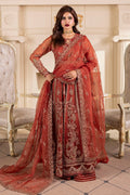 Motifz | EMBROIDERED ORGANZA | 5139-BRANDY - House Of Hania