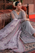 Motifz | EMBROIDERED SILK NET | 4823-QANDEEL - House Of Hania