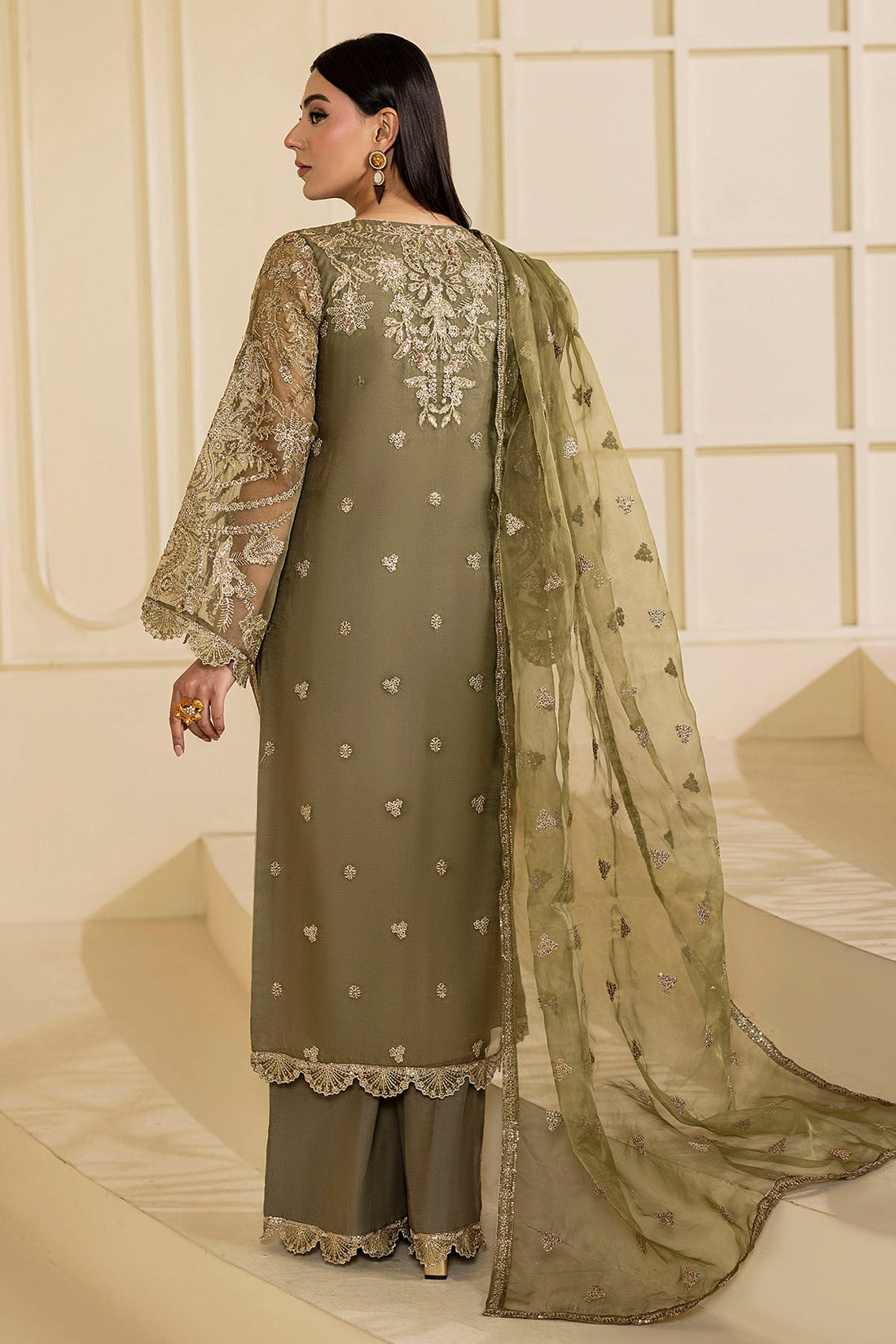 Motifz | Luxury Formal | 5137-GREEN - House Of Hania