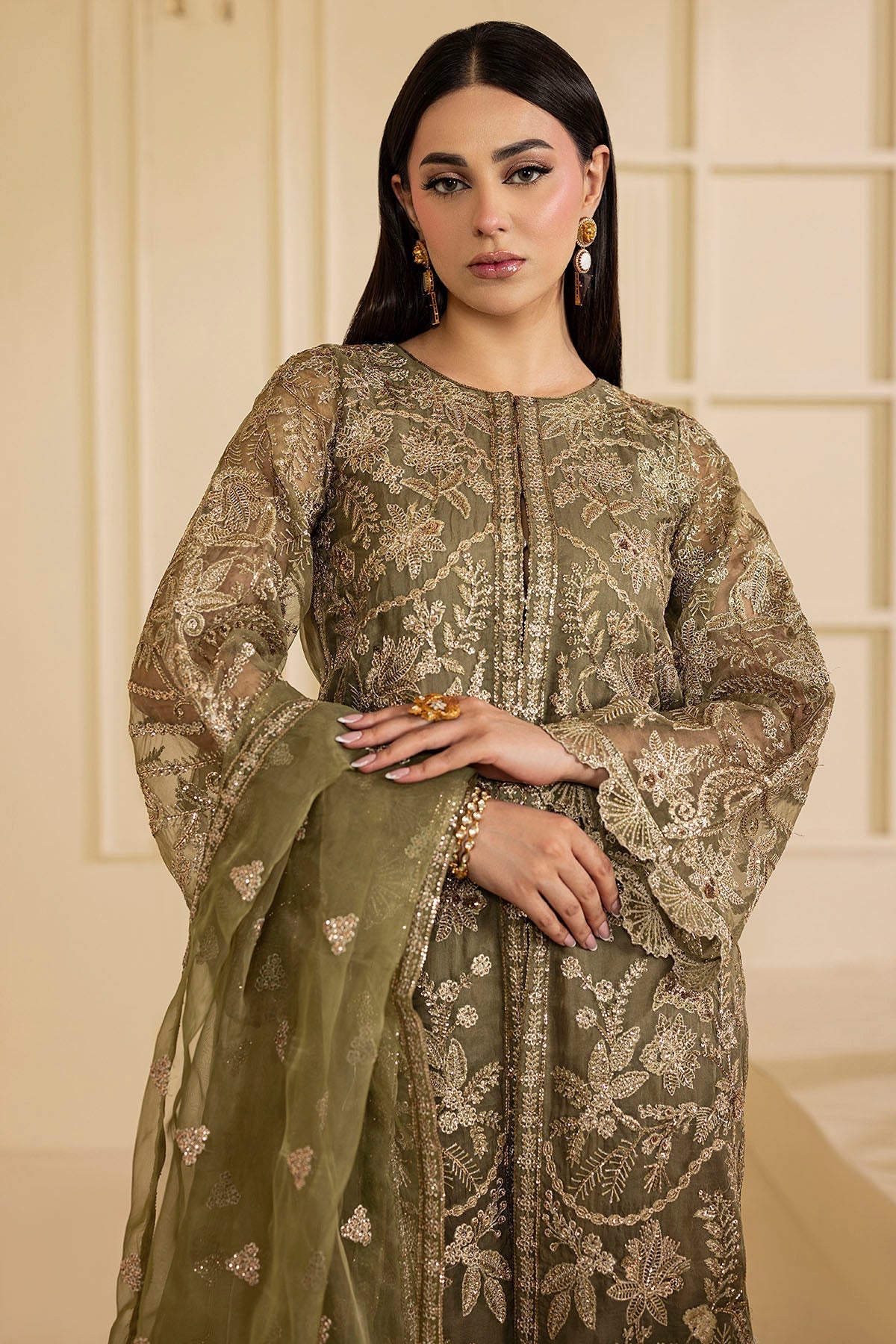 Motifz | Luxury Formal | 5137-GREEN - House Of Hania