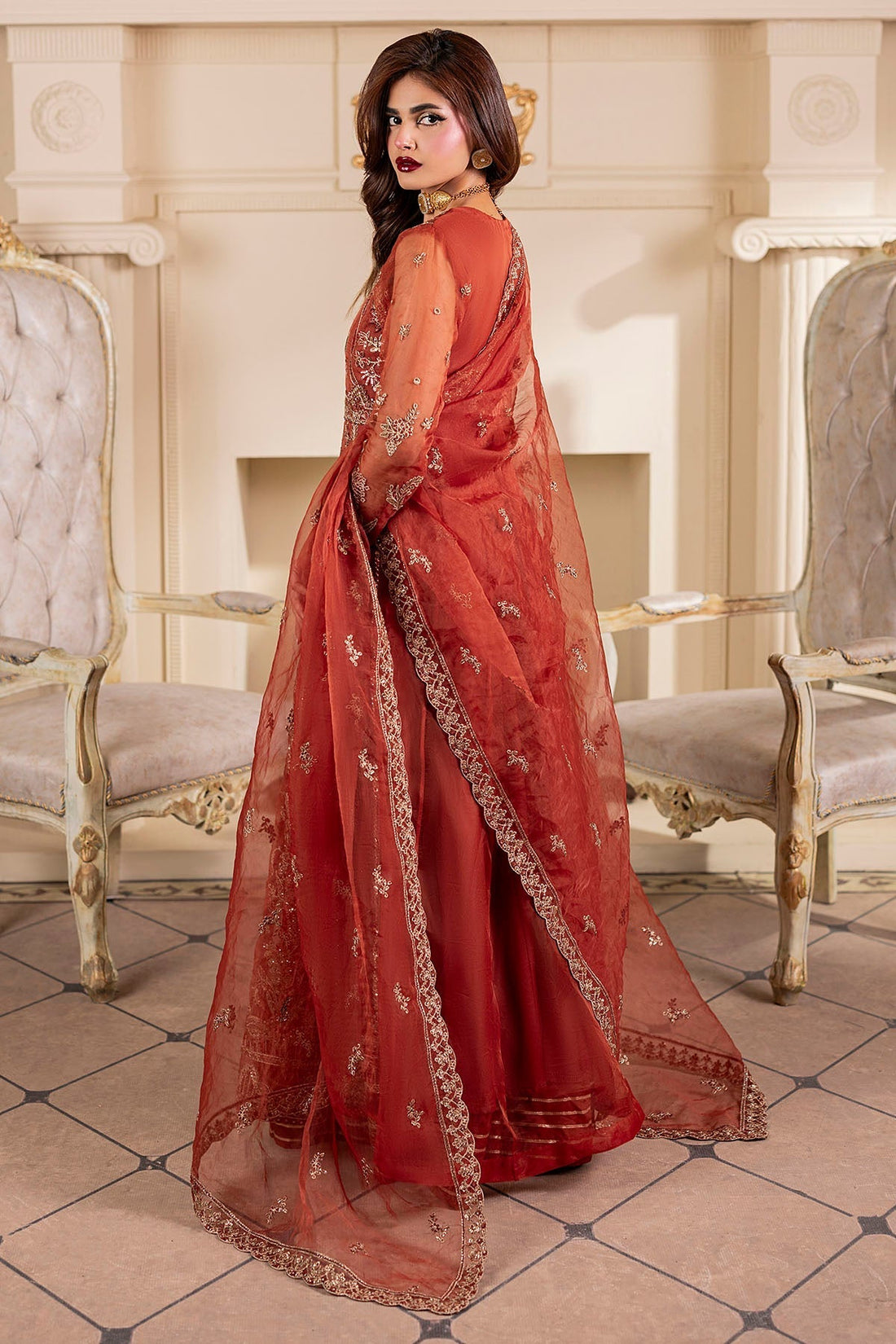 Motifz | Luxury Formal | 5139-BRANDY - House Of Hania