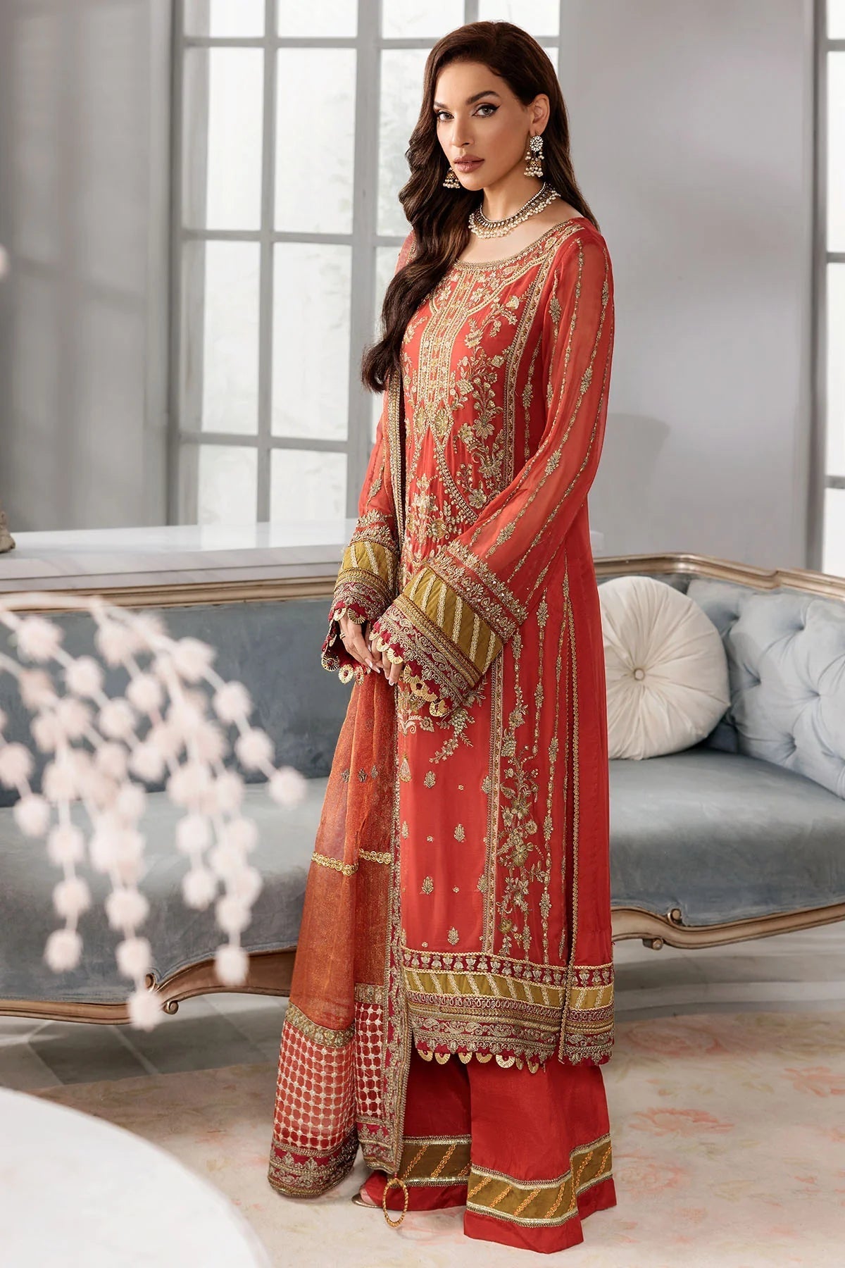 Motifz | Premium Embroidered Formals 24 | 3392 - House Of Hania