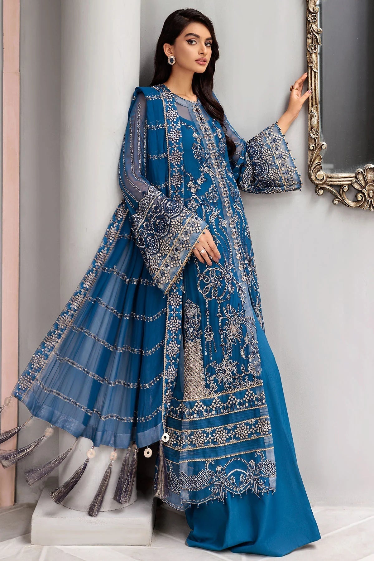 Motifz | Premium Embroidered Formals 24 | 3395 - House Of Hania