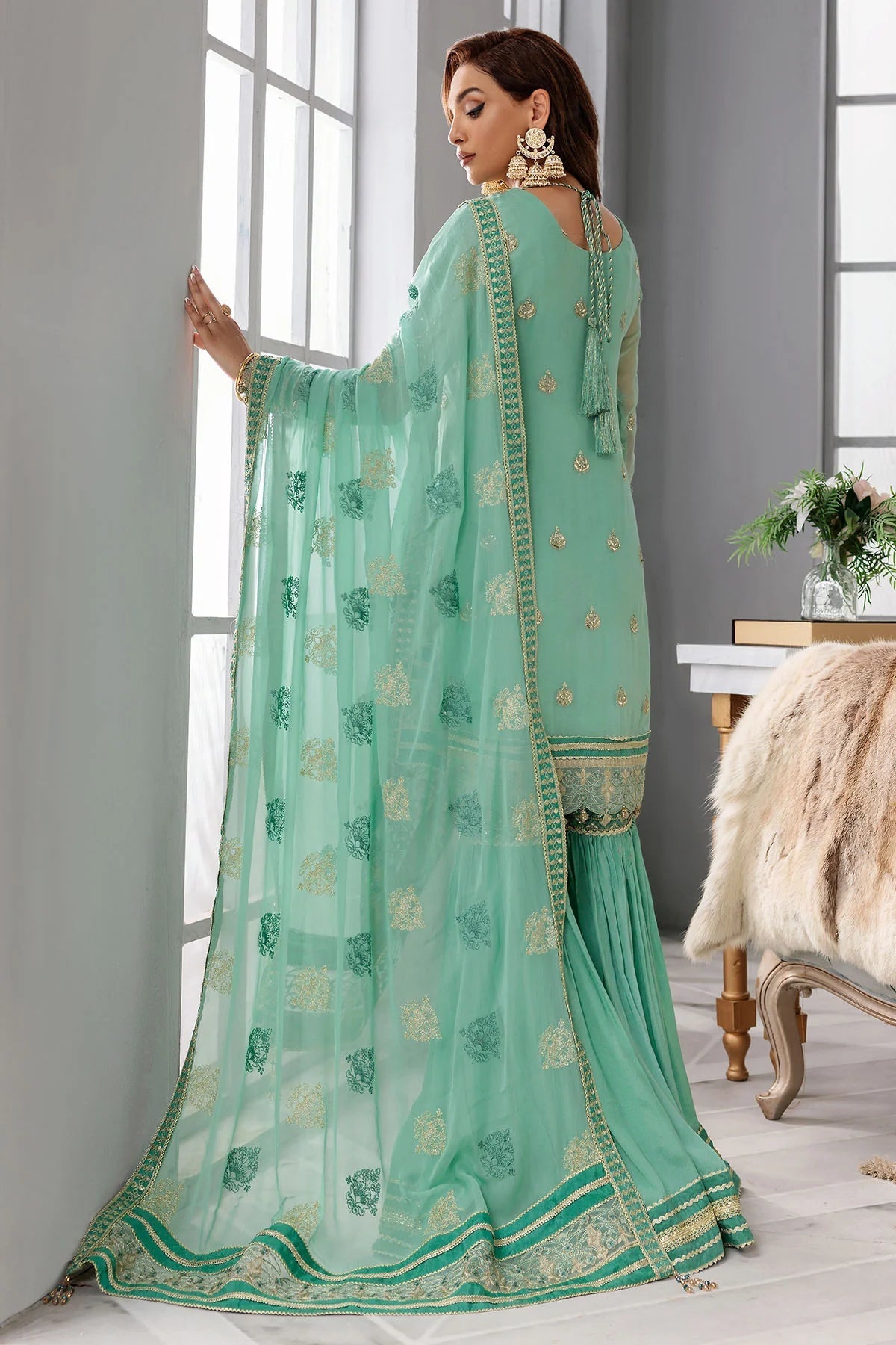 Motifz | Premium Embroidered Formals 24 | 3396 - House Of Hania
