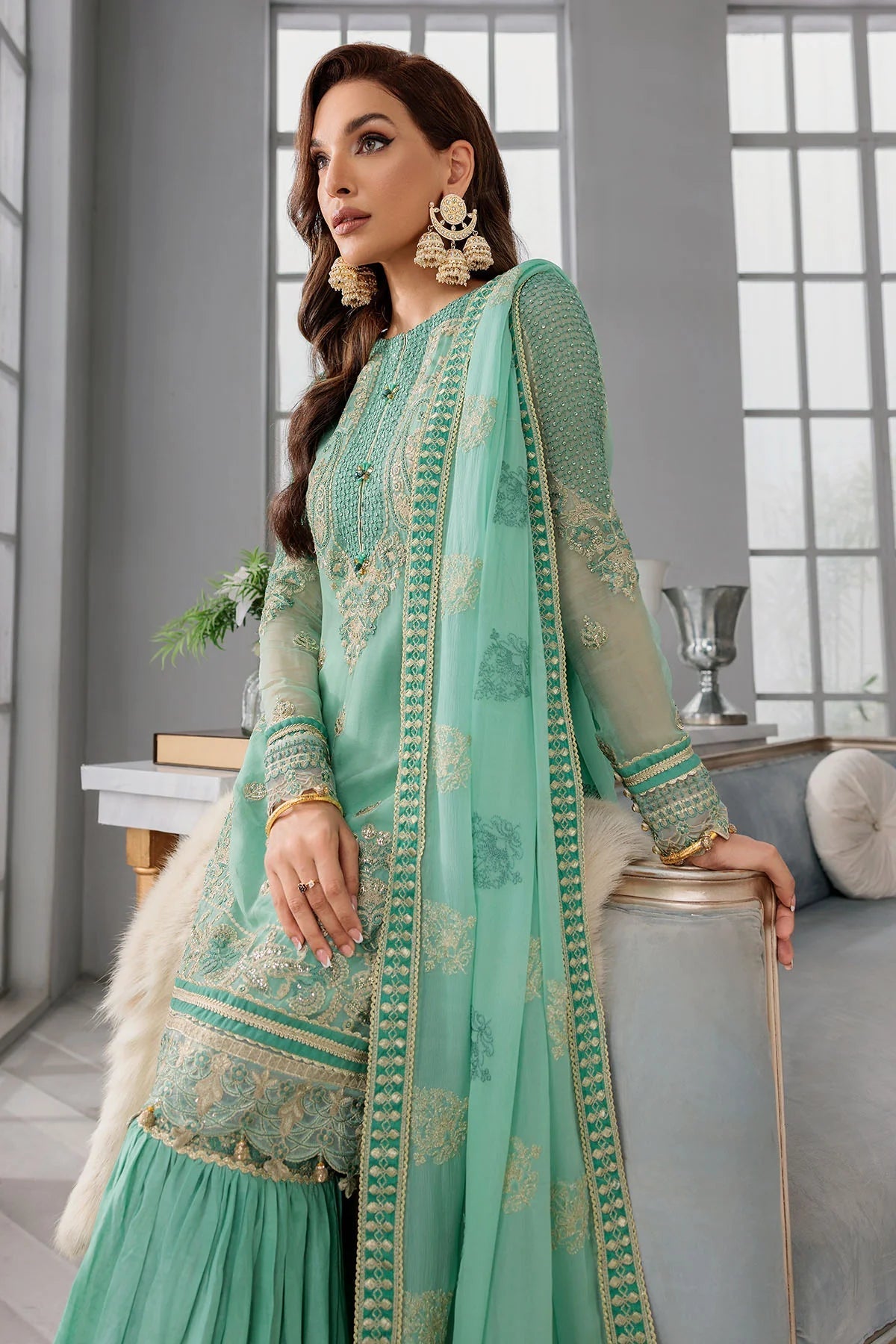 Motifz | Premium Embroidered Formals 24 | 3396 - House Of Hania