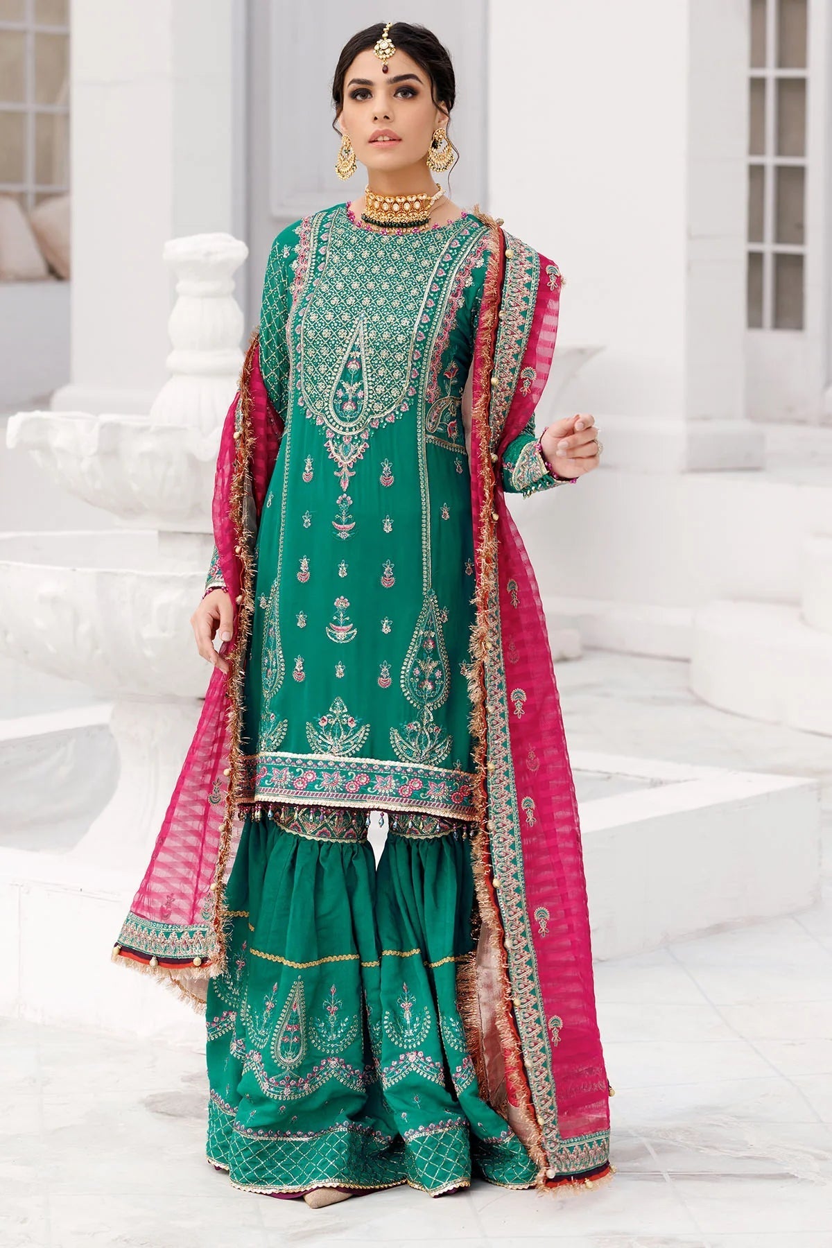 Motifz | Premium Embroidered Formals 24 | 3465 - House Of Hania