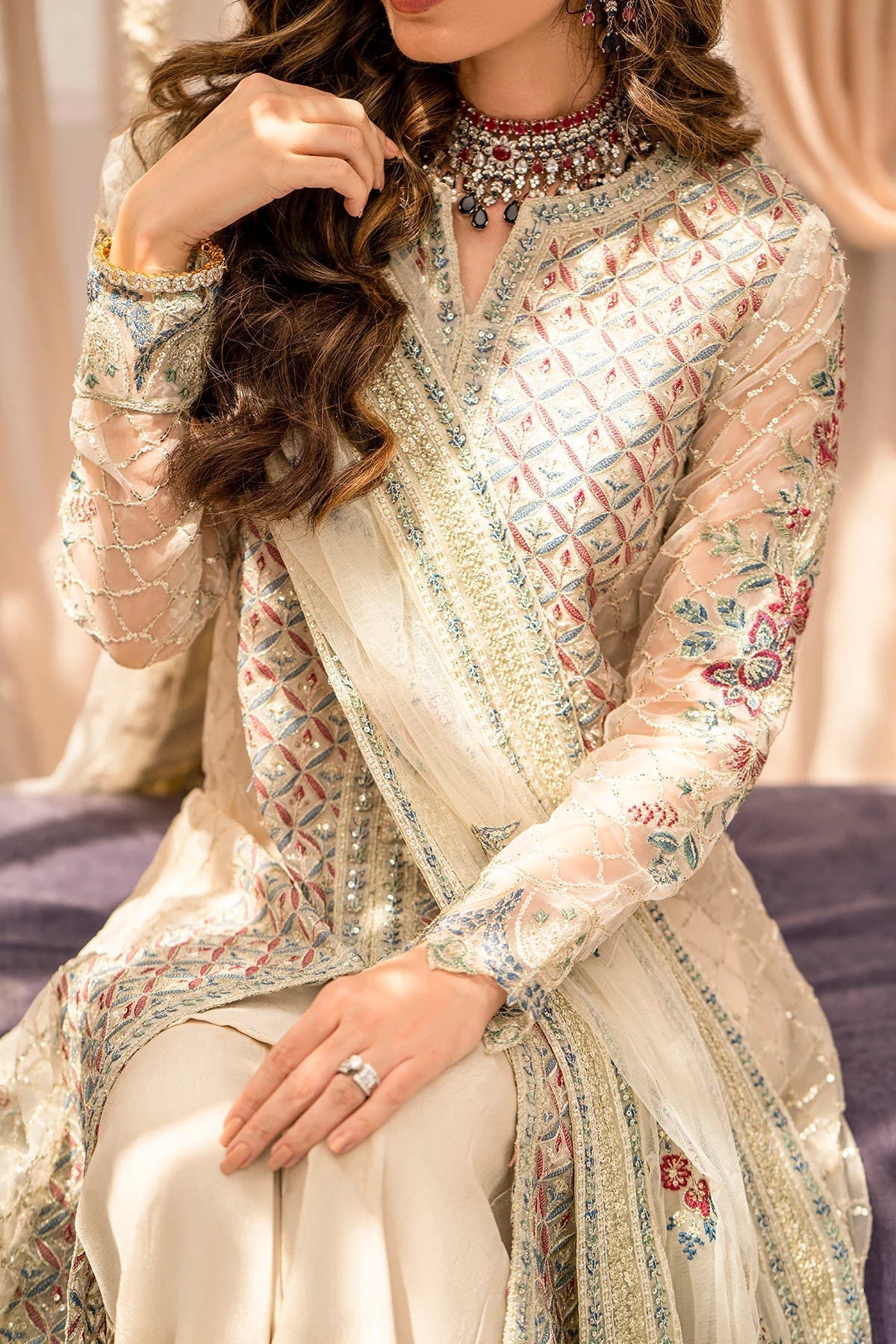 Motifz | Premium Embroidered Formals 24 | 4117 - House Of Hania