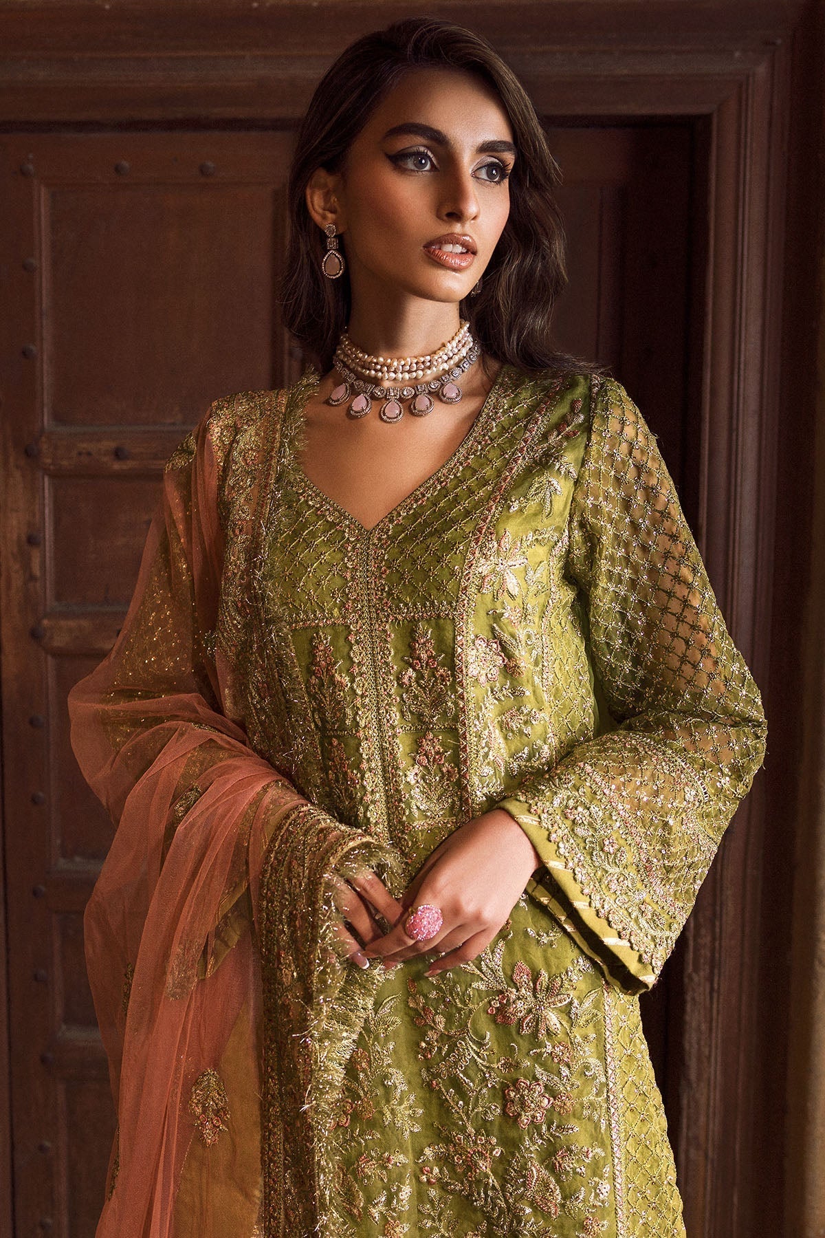Motifz | Premium Embroidered Formals 24 | 4125 - House Of Hania