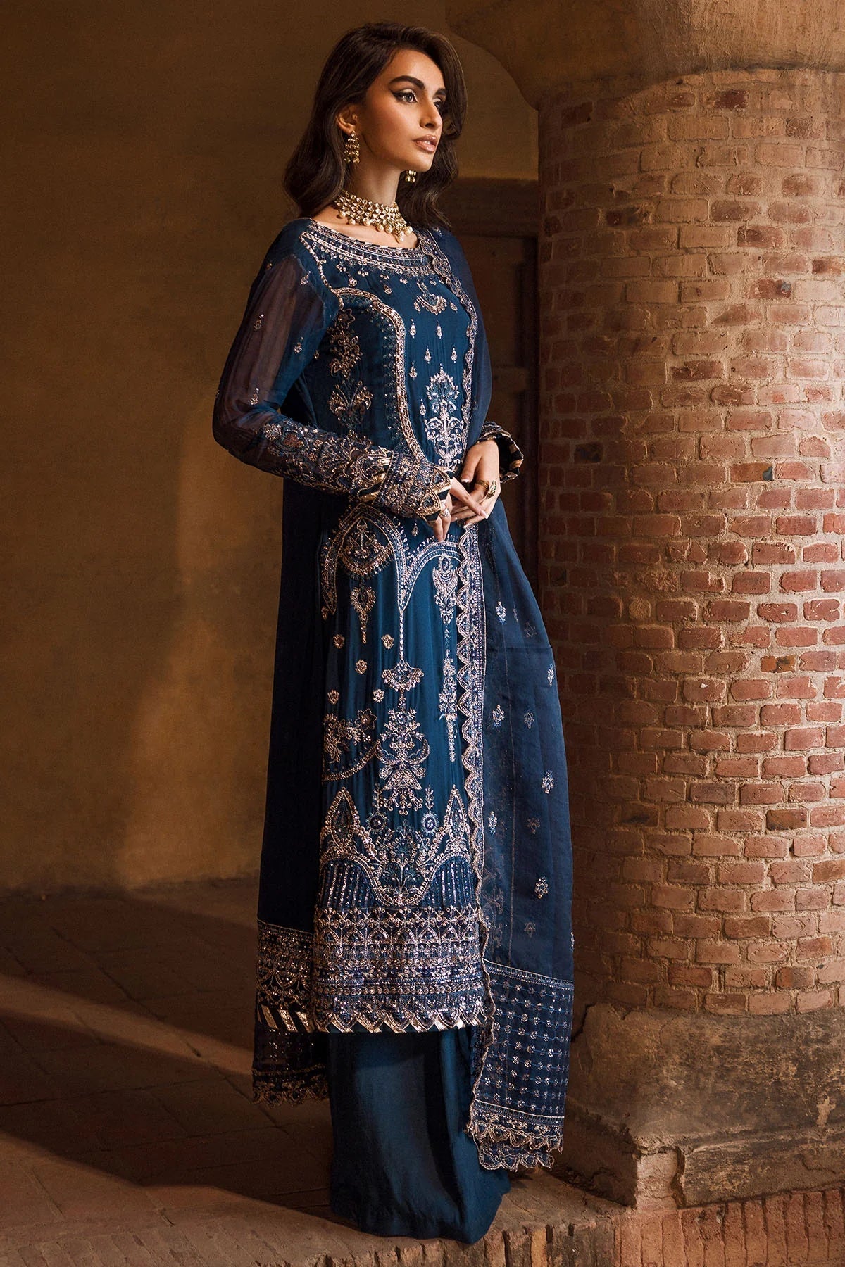 Motifz | Premium Embroidered Formals 24 | 4126 - House Of Hania