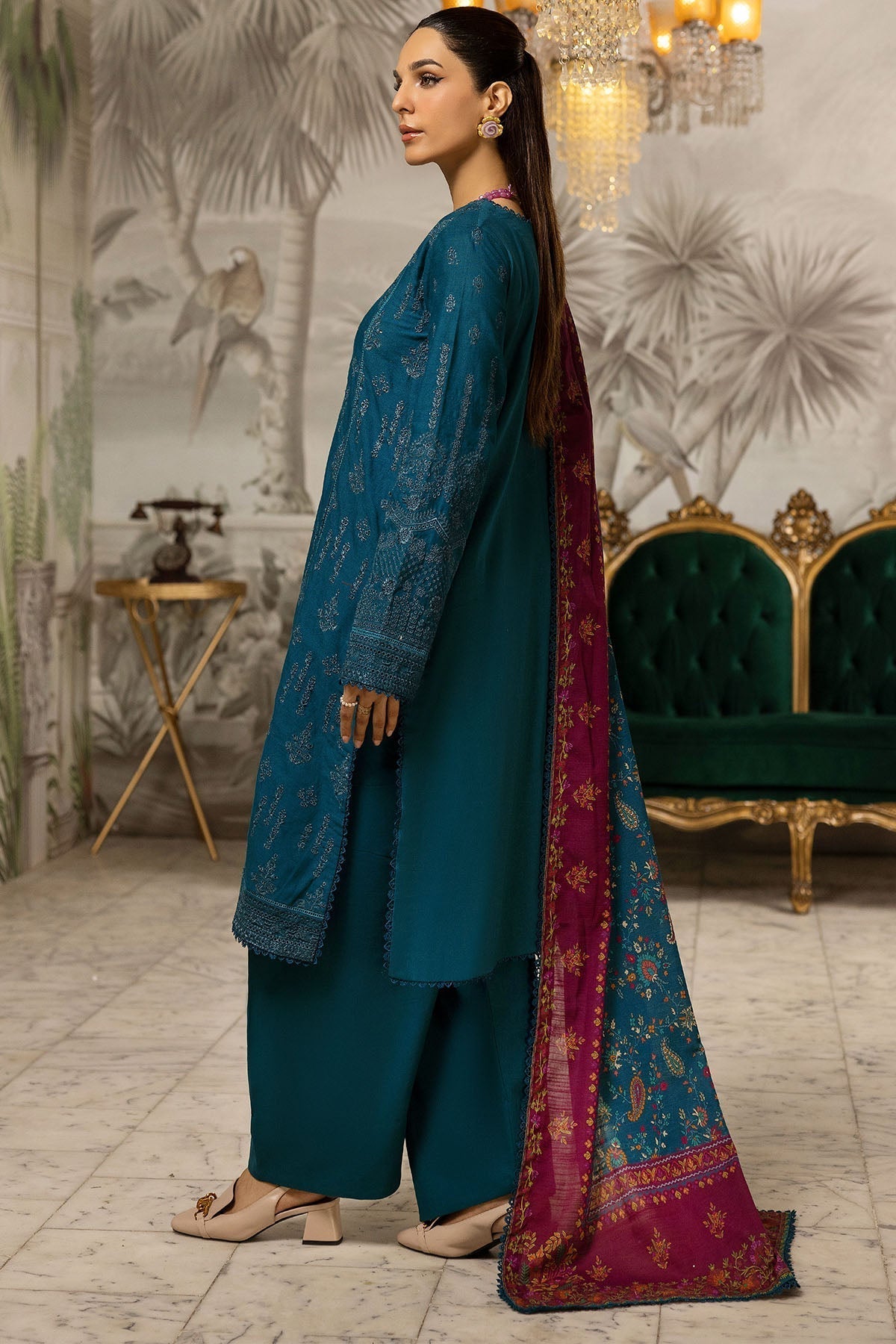 Motifz | Premium Khaddar | 4995-AIFA - House Of Hania