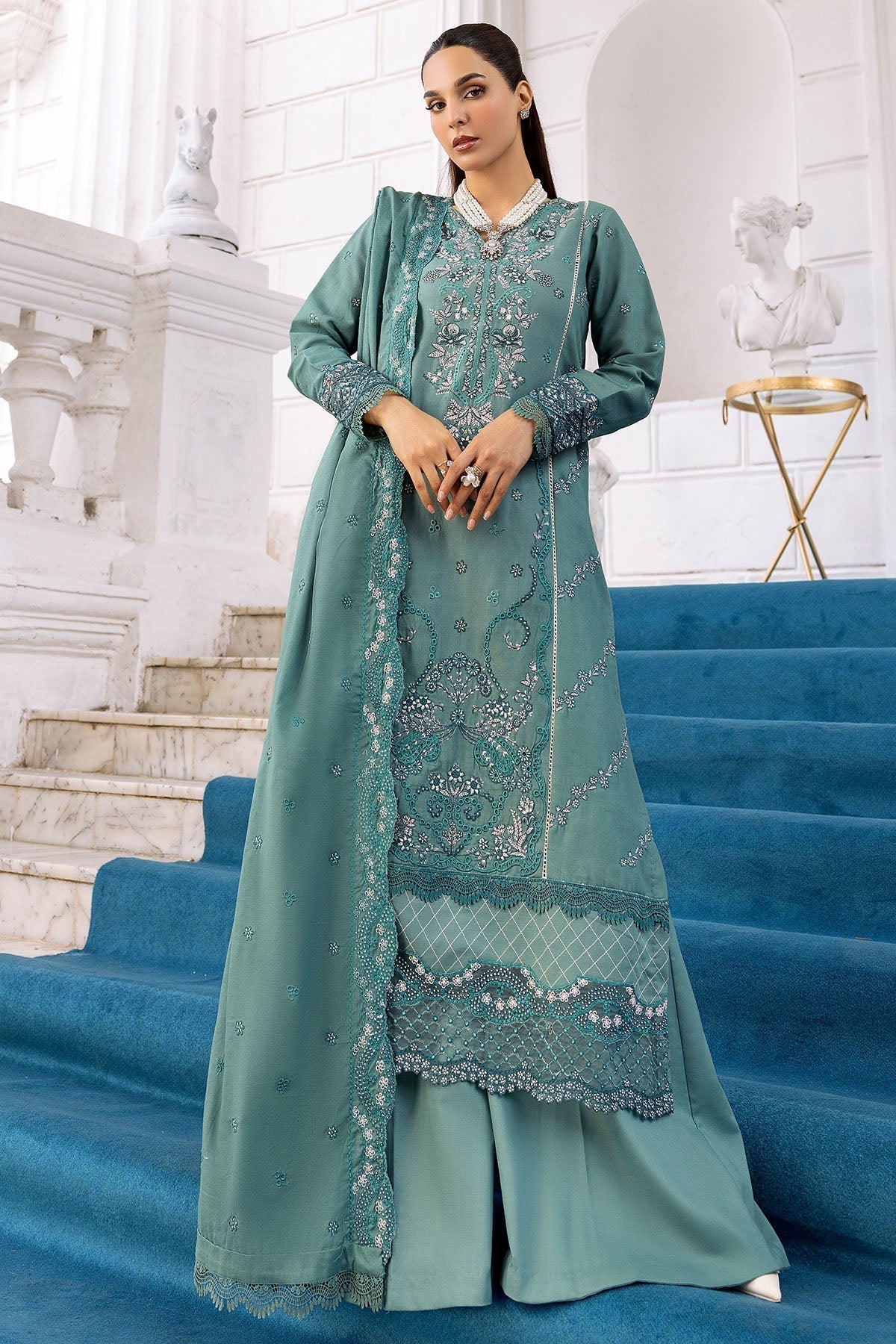 Motifz | Premium Khaddar | 4999-FADIL - House Of Hania