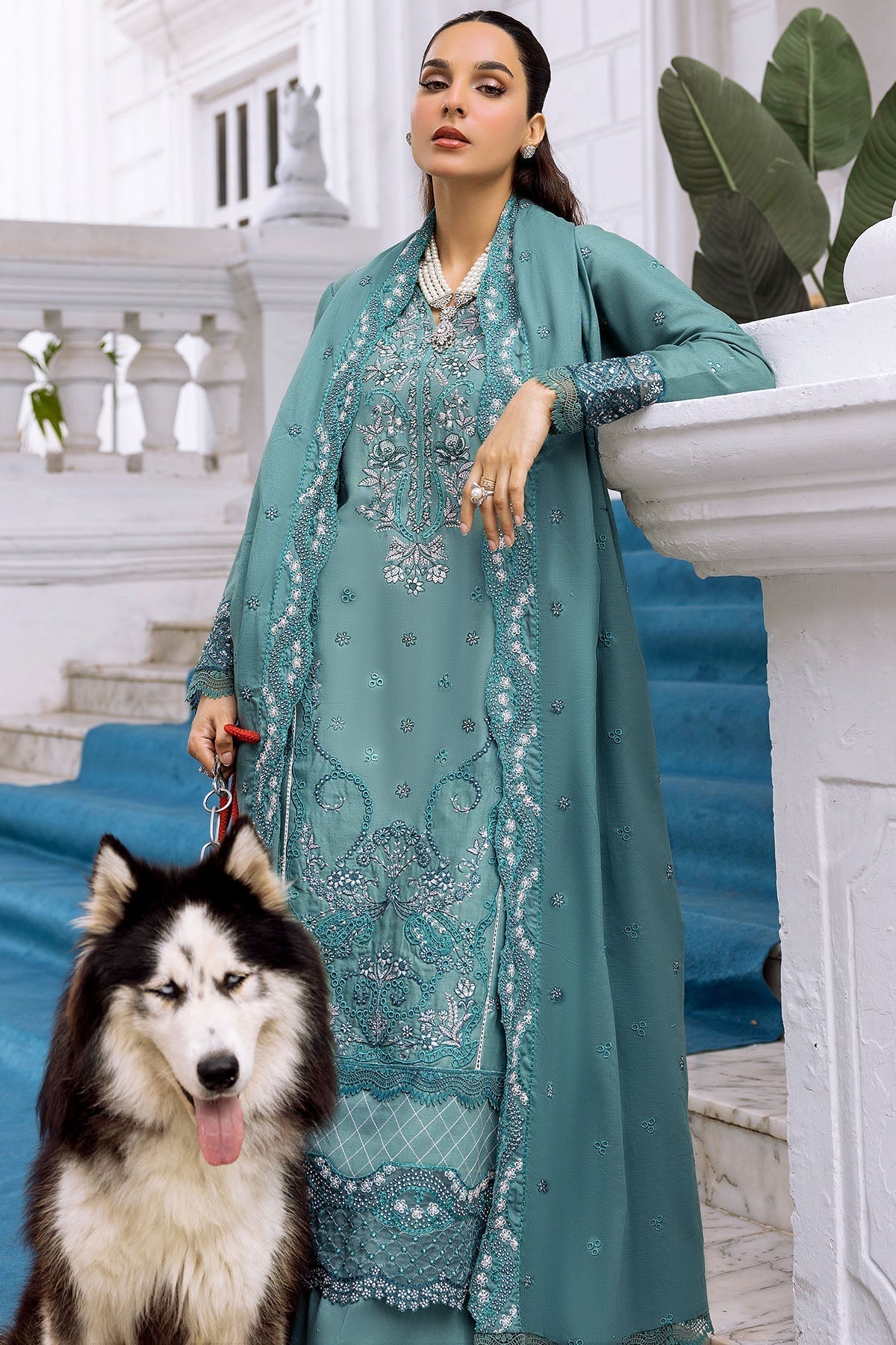 Motifz | Premium Khaddar | 4999-FADIL - House Of Hania