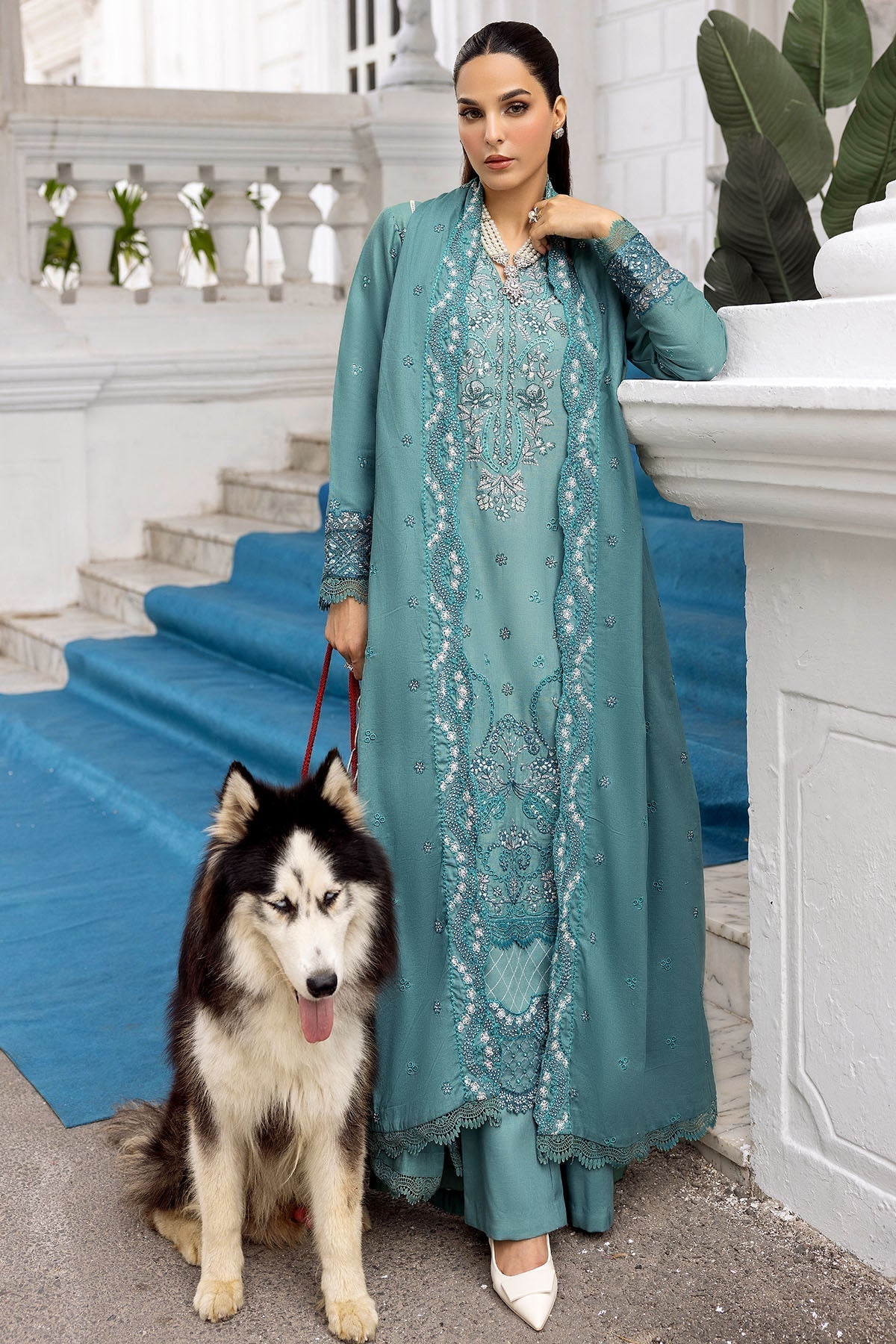 Motifz | Premium Khaddar | 4999-FADIL - House Of Hania