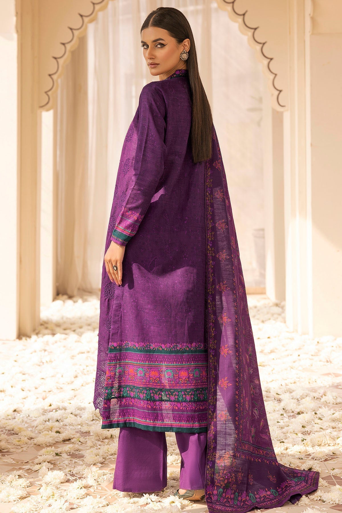 Motifz | Premium Khaddar | 5023-URSHIA - House Of Hania