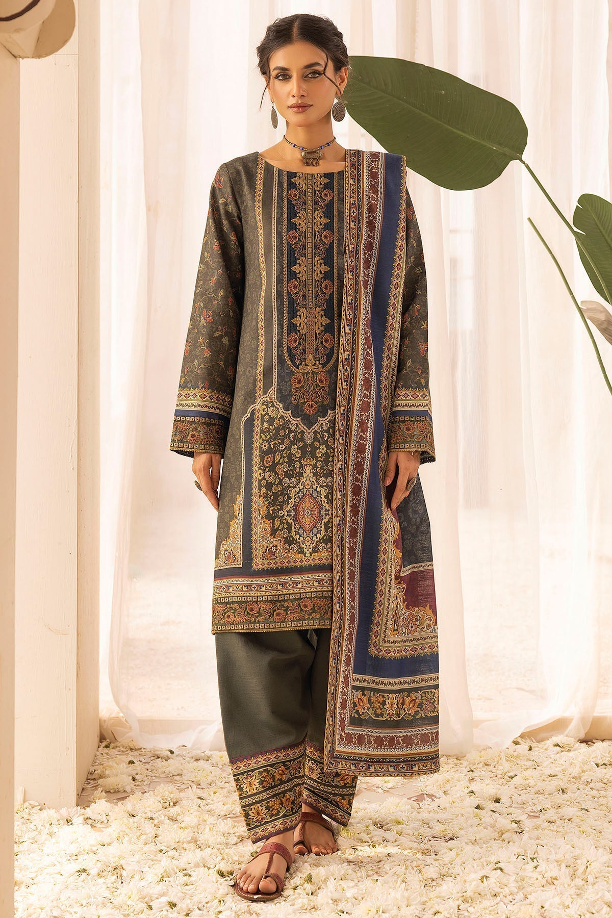 Motifz | Premium Khaddar | 5026-ROHA - House Of Hania
