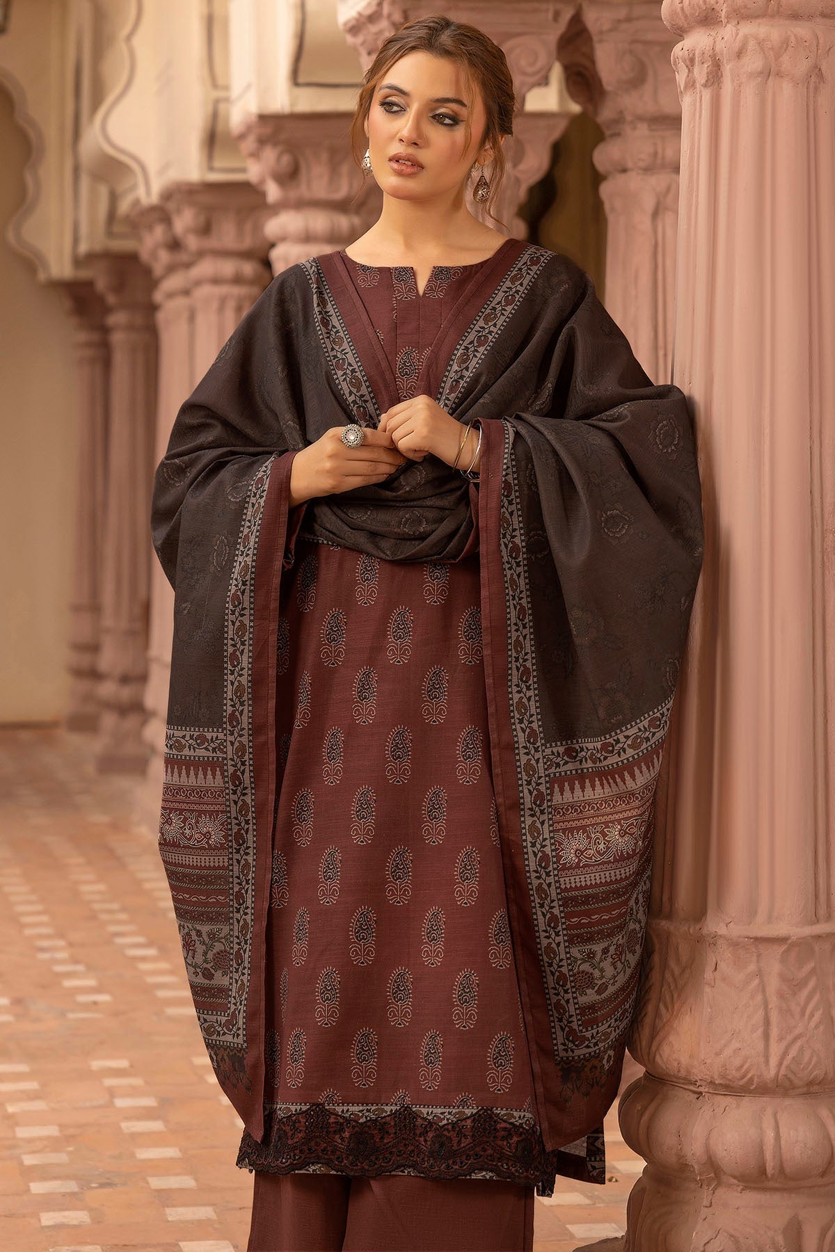 Motifz | Premium Khaddar | 5202-YUMNA - House Of Hania