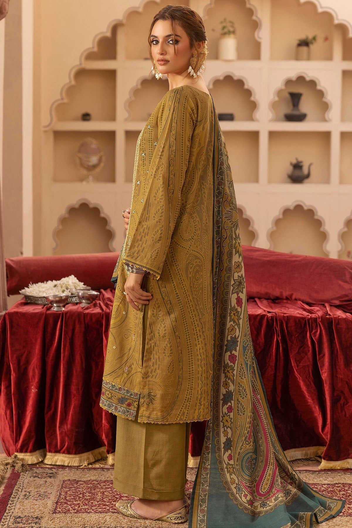 Motifz | Premium Khaddar | 5203-UMMID - House Of Hania