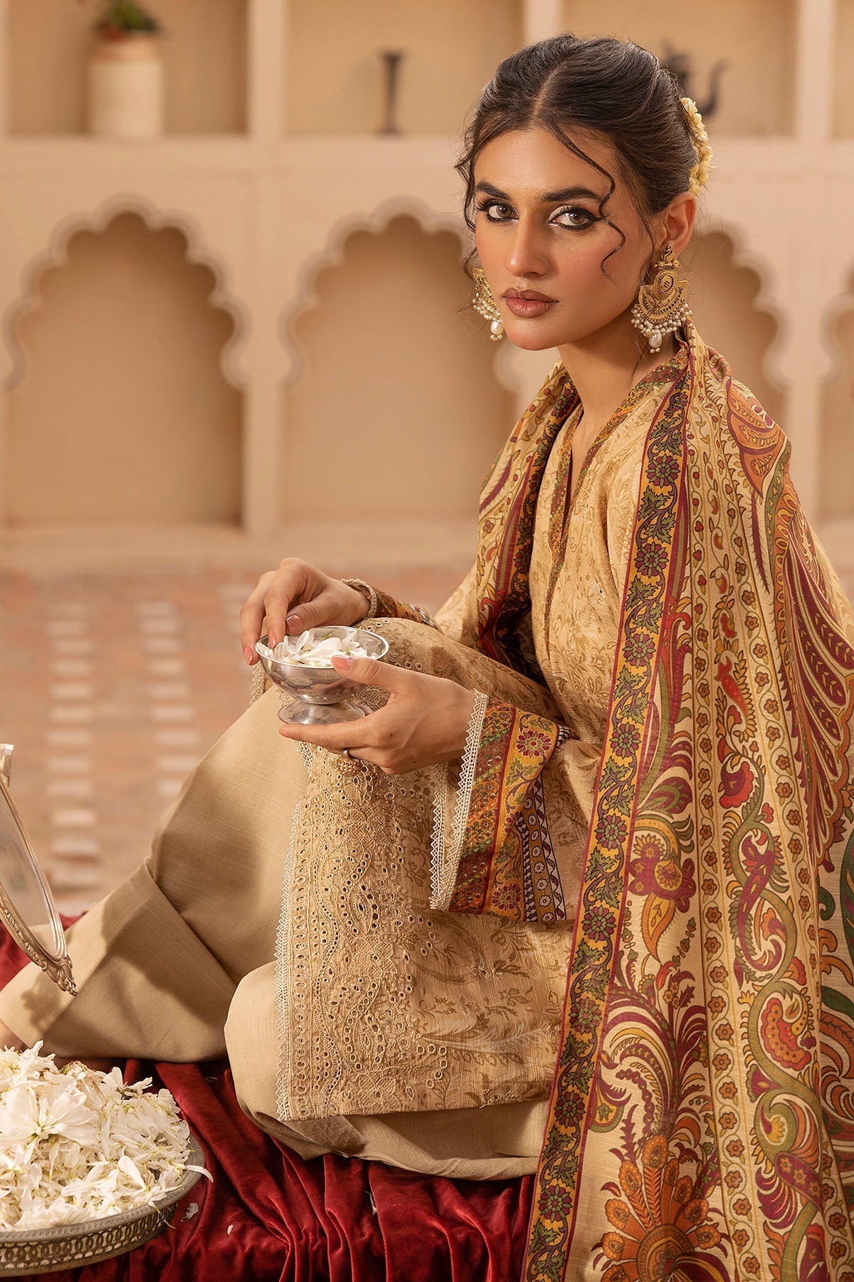 Motifz | Premium Khaddar | 5208-MEHER - House Of Hania