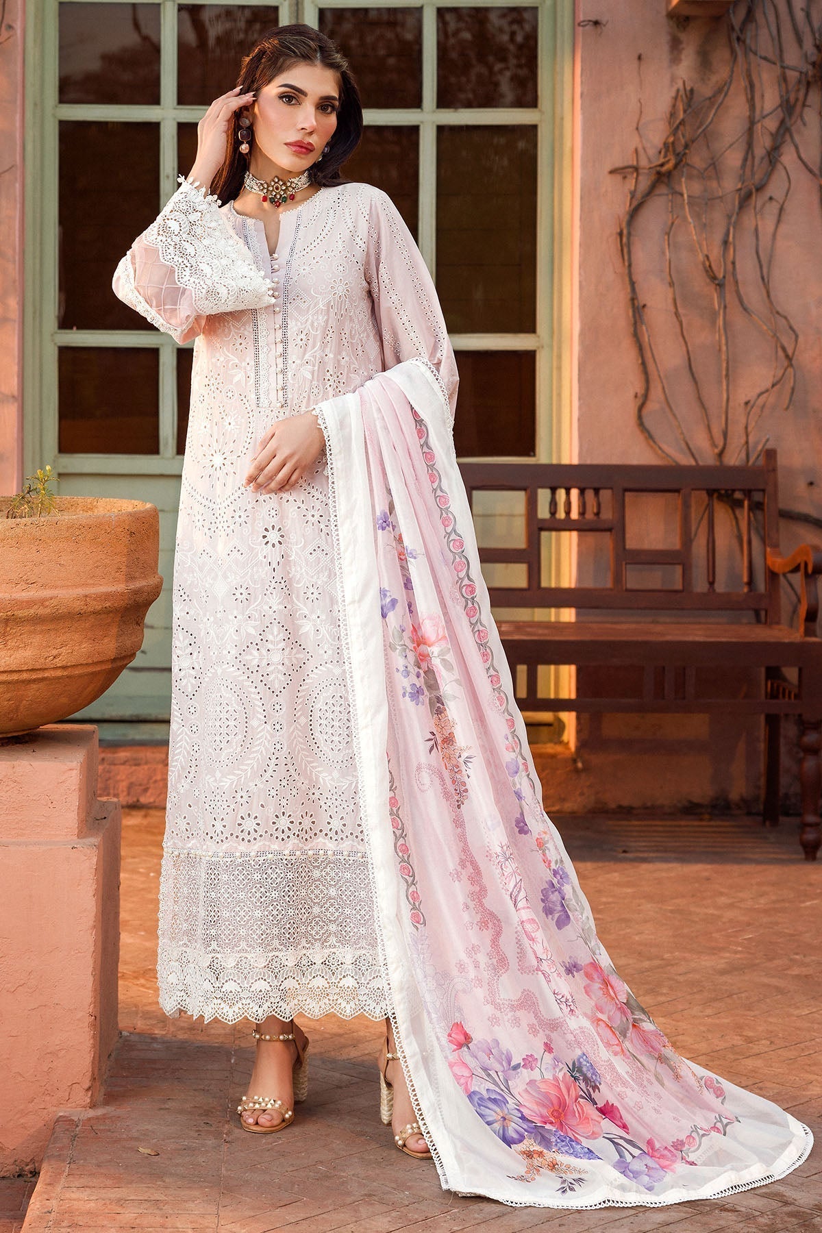 Motifz | Premium Lawn 24 | 4431-AFREEN - House Of Hania
