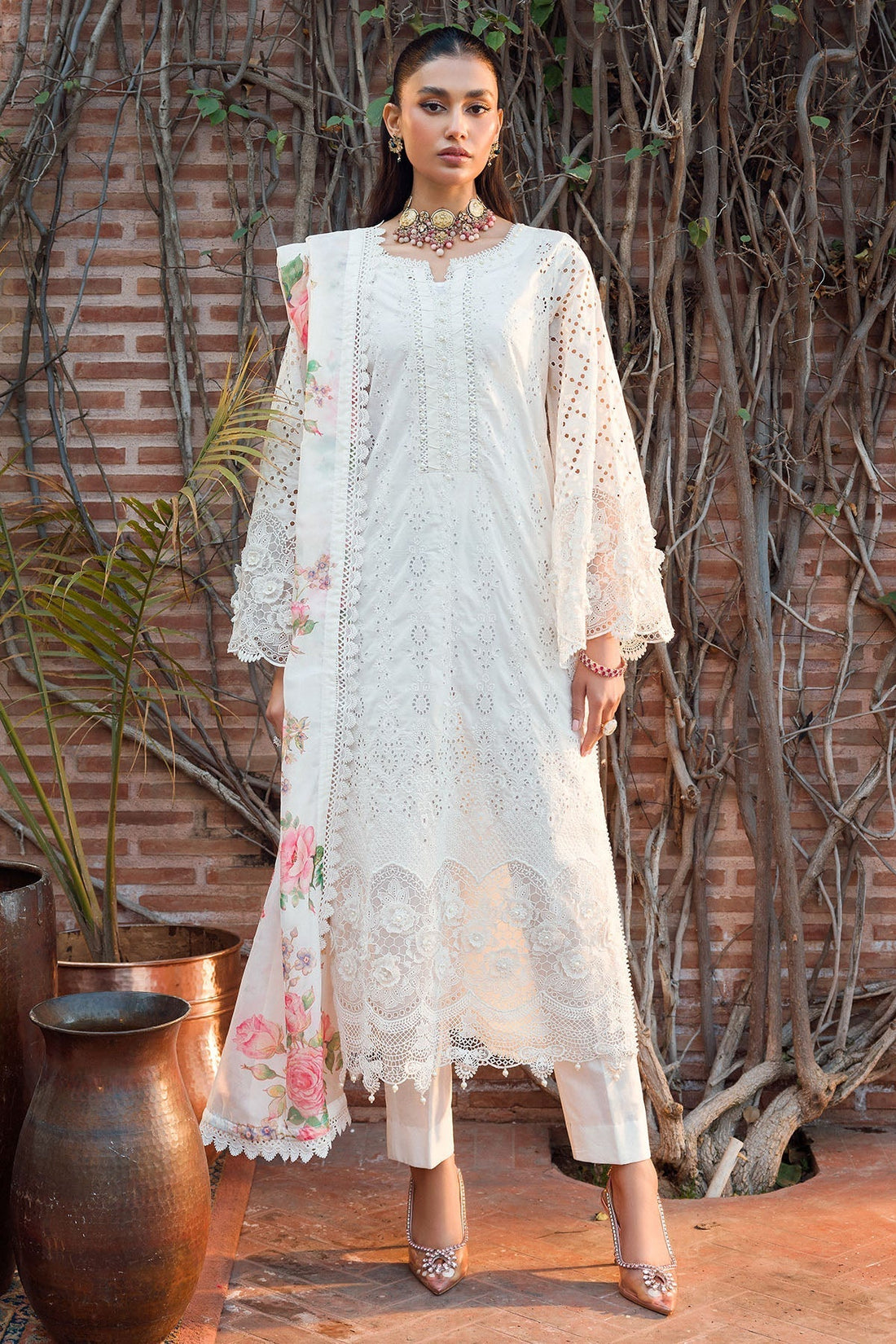 Motifz | Premium Lawn 24 | 4436-RUKAIYAH - House Of Hania
