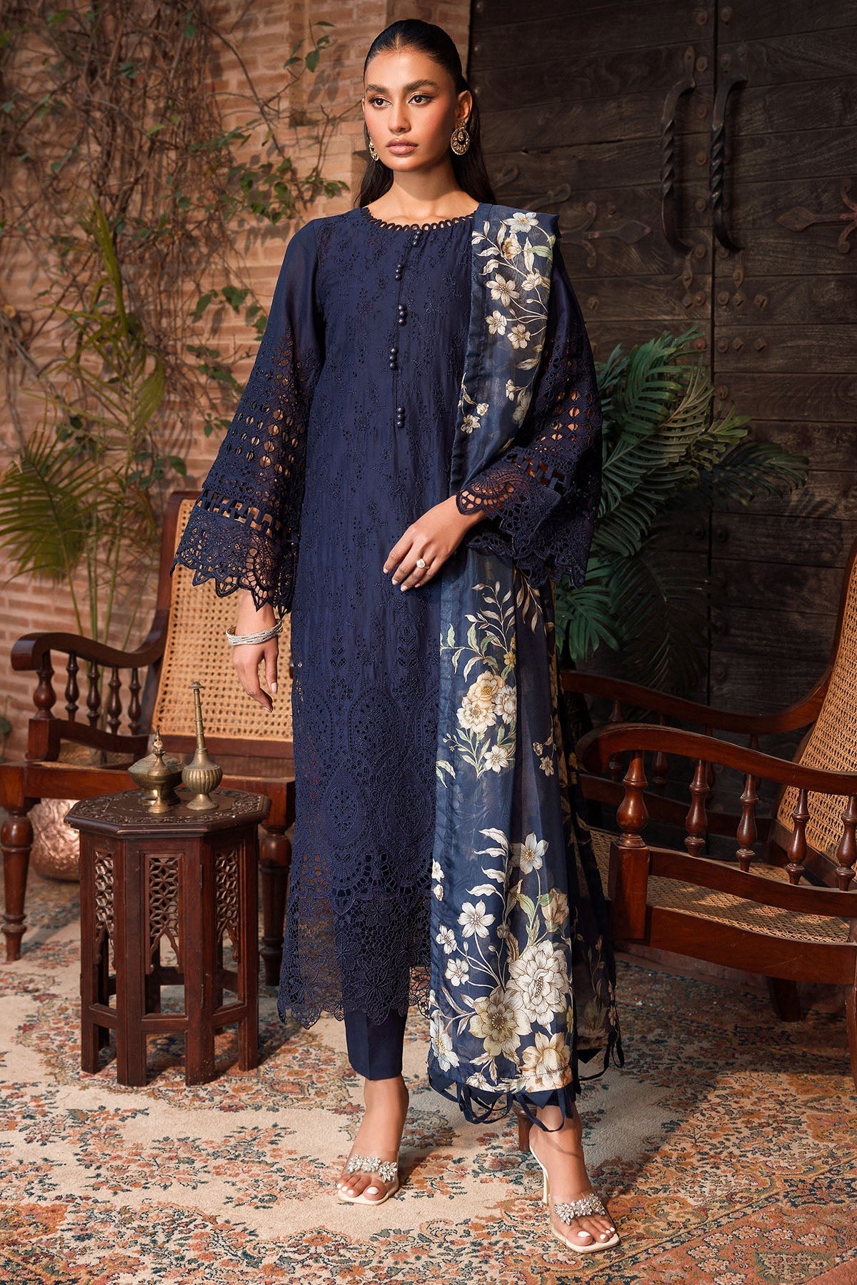 Motifz | Premium Lawn 24 |4440-ULFAT - House Of Hania