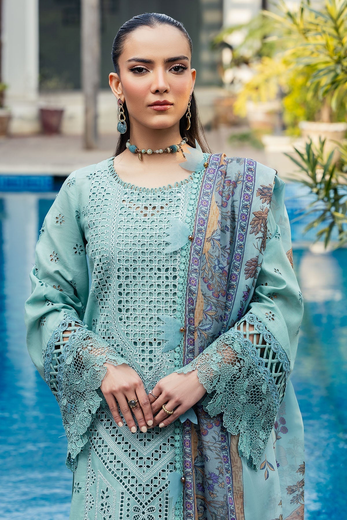 Motifz | Premium Lawn 25 | 5328-ISABEAU - House Of Hania