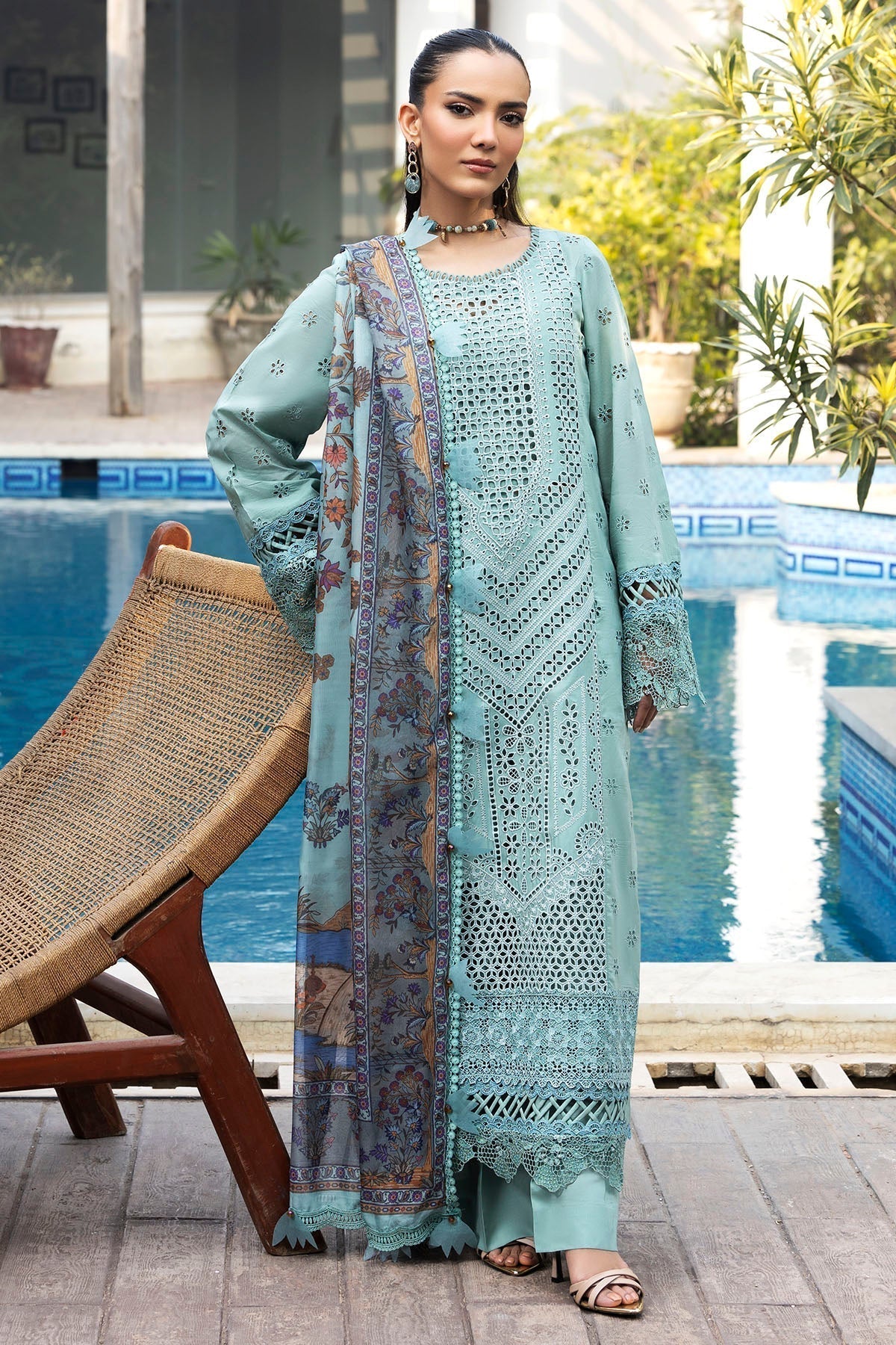Motifz | Premium Lawn 25 | 5328-ISABEAU - House Of Hania