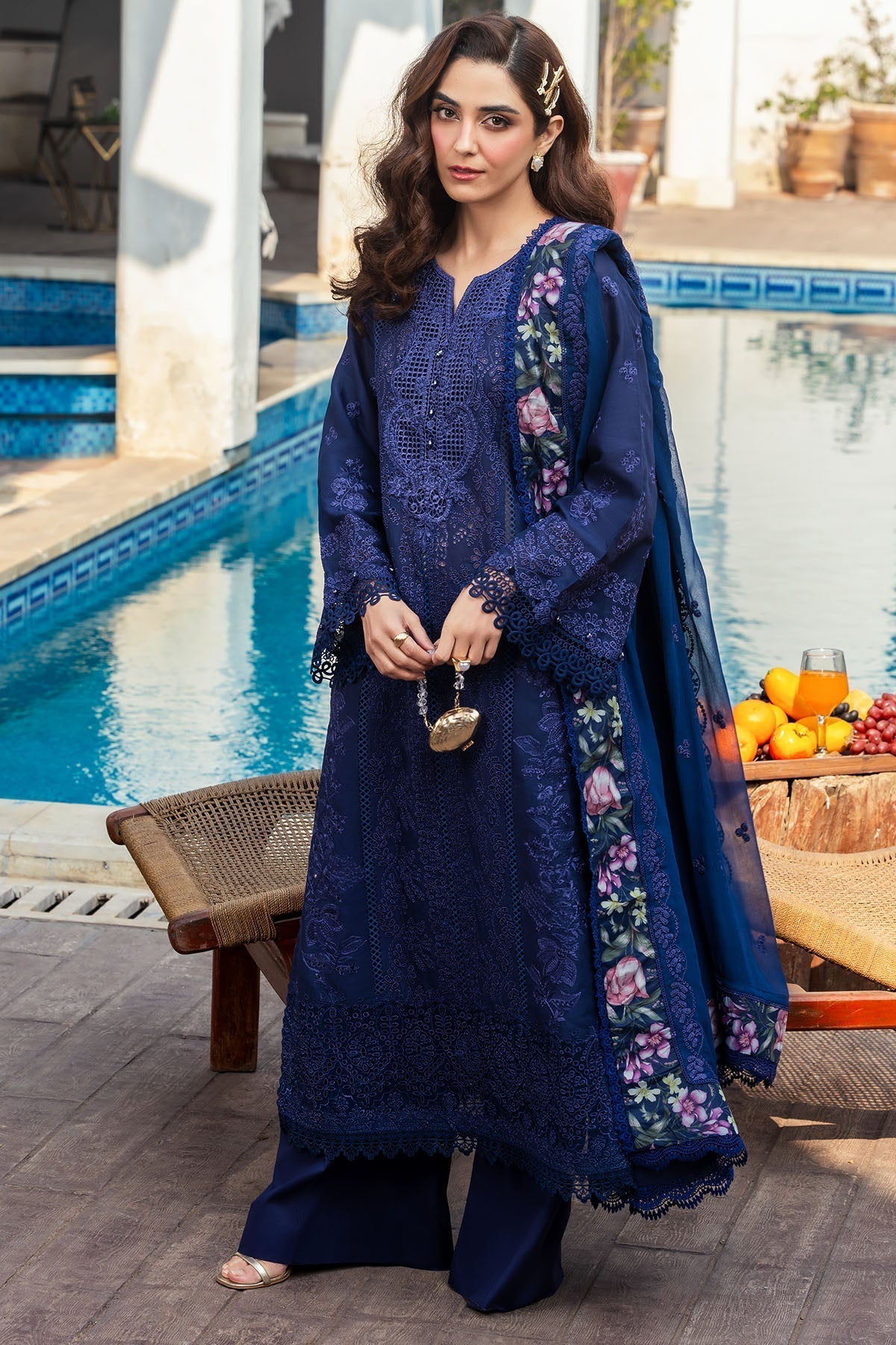 Motifz | Premium Lawn 25 | 5330-MAELYS - House Of Hania