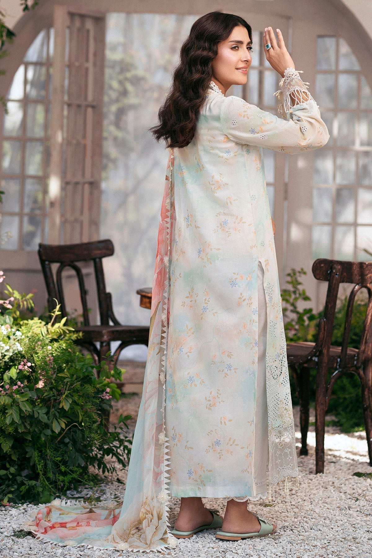 Motifz | Premium Lawn 25 | 5423-DAISY - House Of Hania
