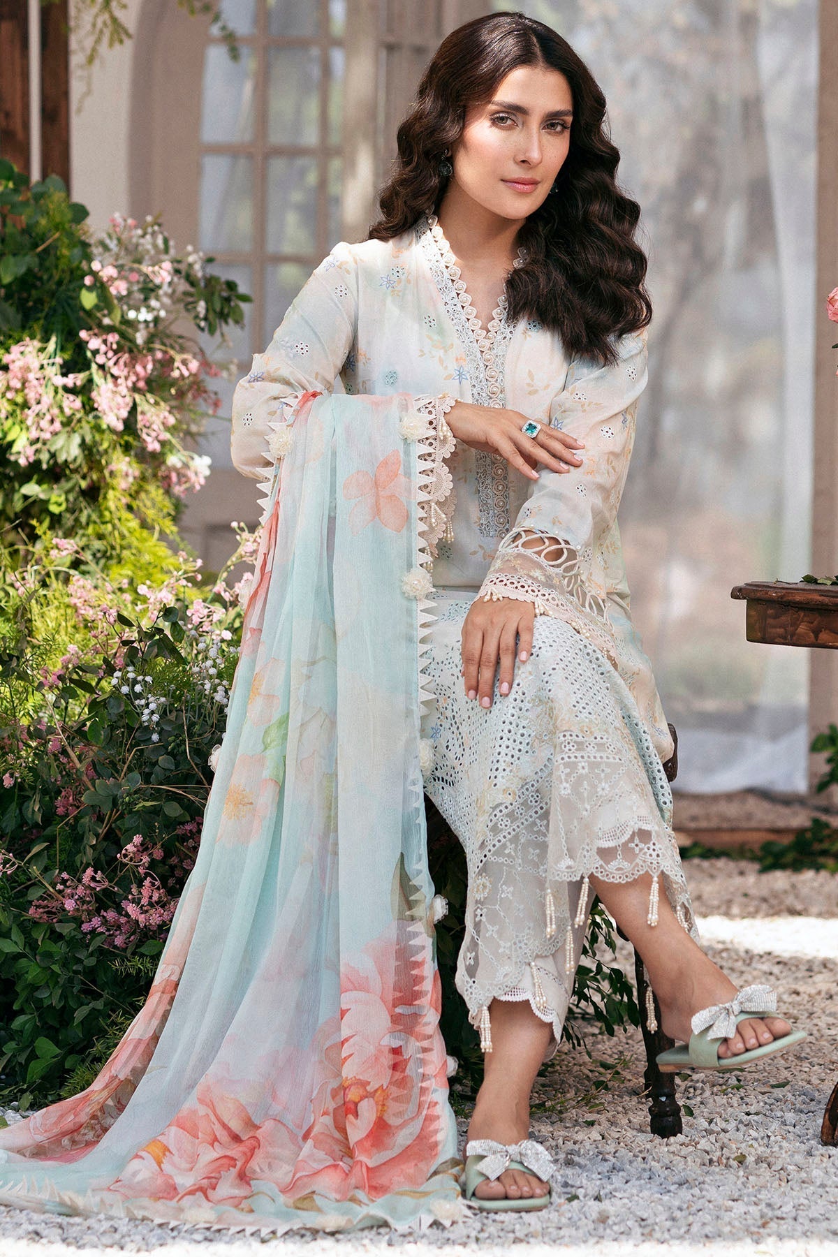 Motifz | Premium Lawn 25 | 5423-DAISY - House Of Hania