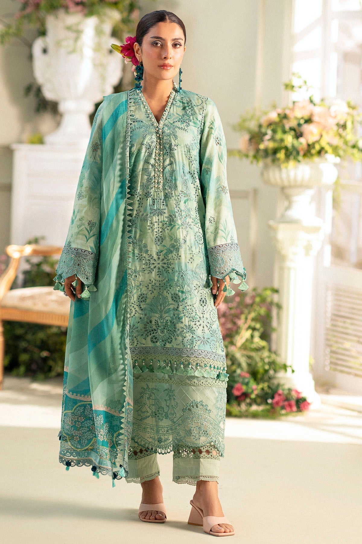 Motifz | Premium Lawn 25 | 5430-IRIS - House Of Hania