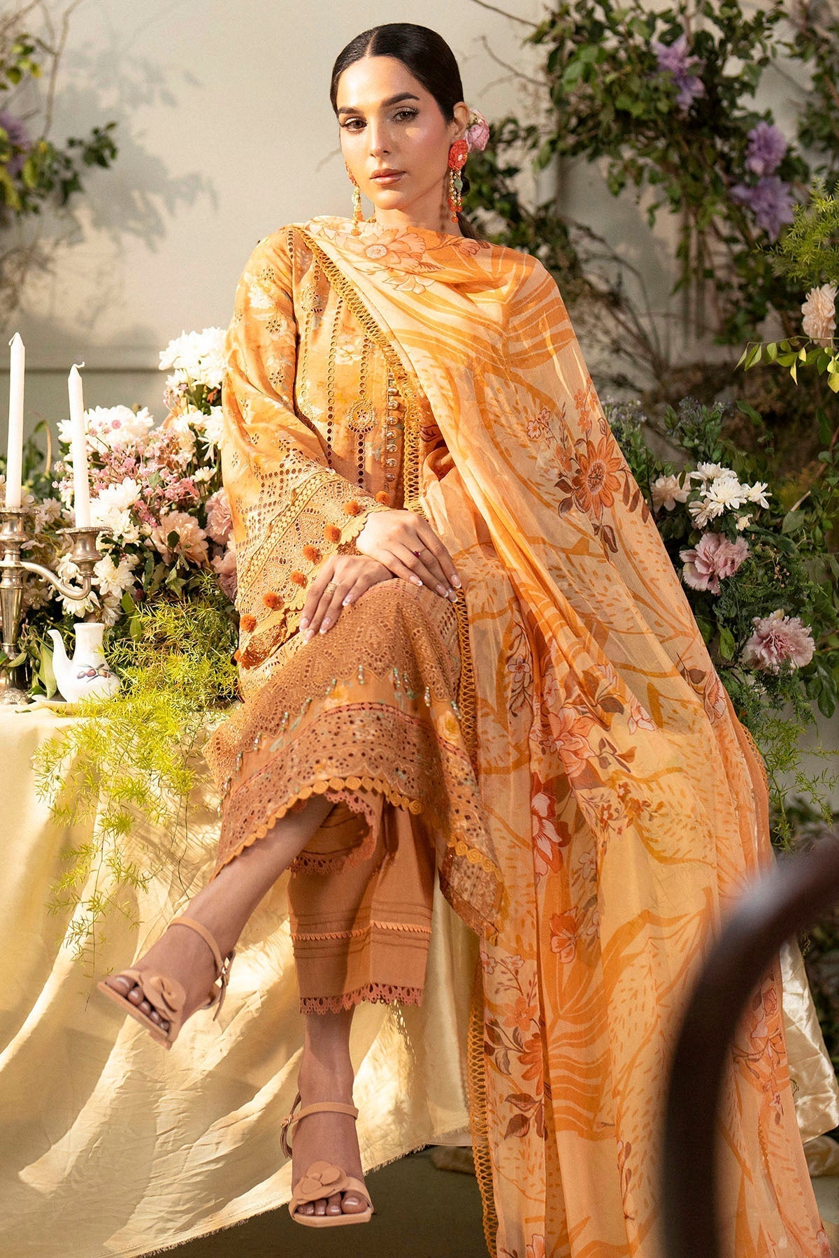 Motifz | Premium Lawn 25 | 5431-BLUEBEELL - House Of Hania