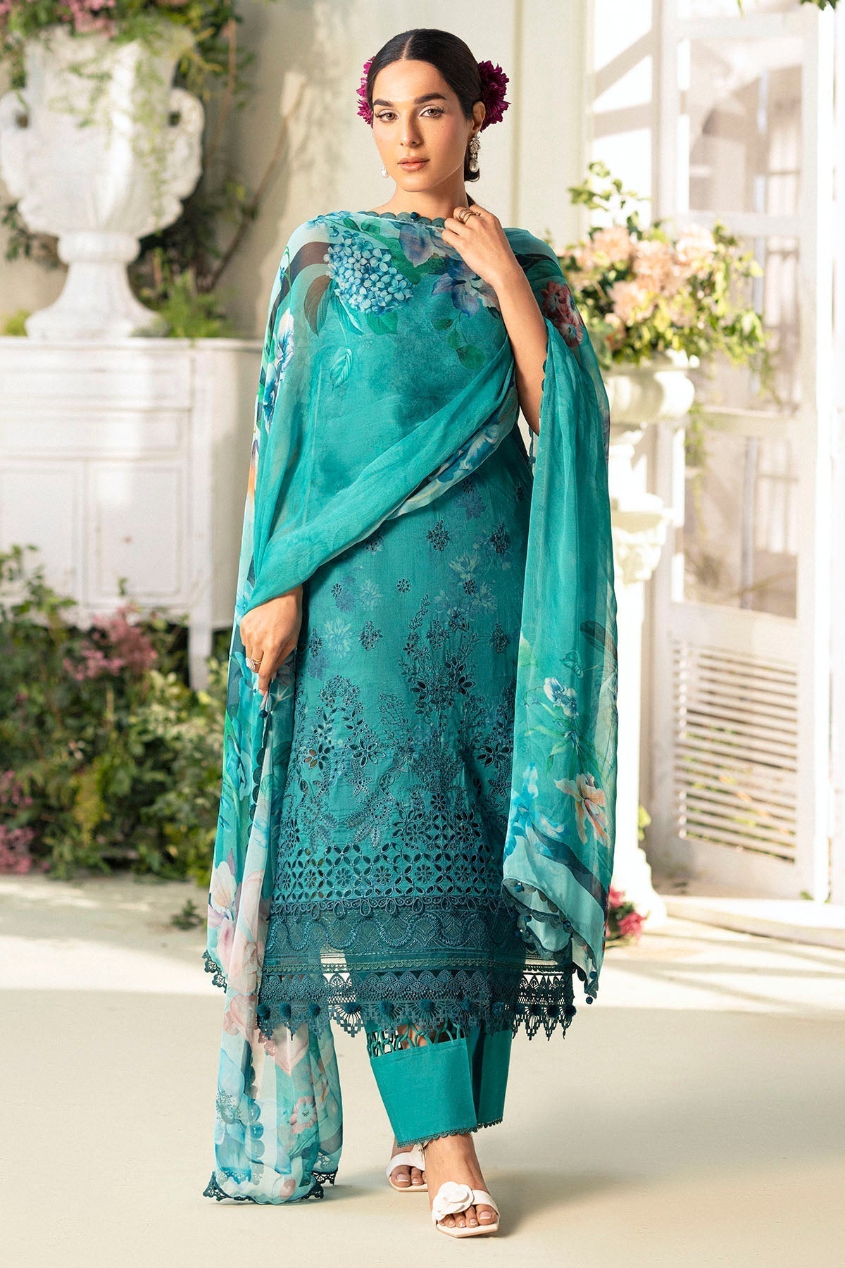 Motifz | Premium Lawn 25 | 5432-MARIGOLD - House Of Hania