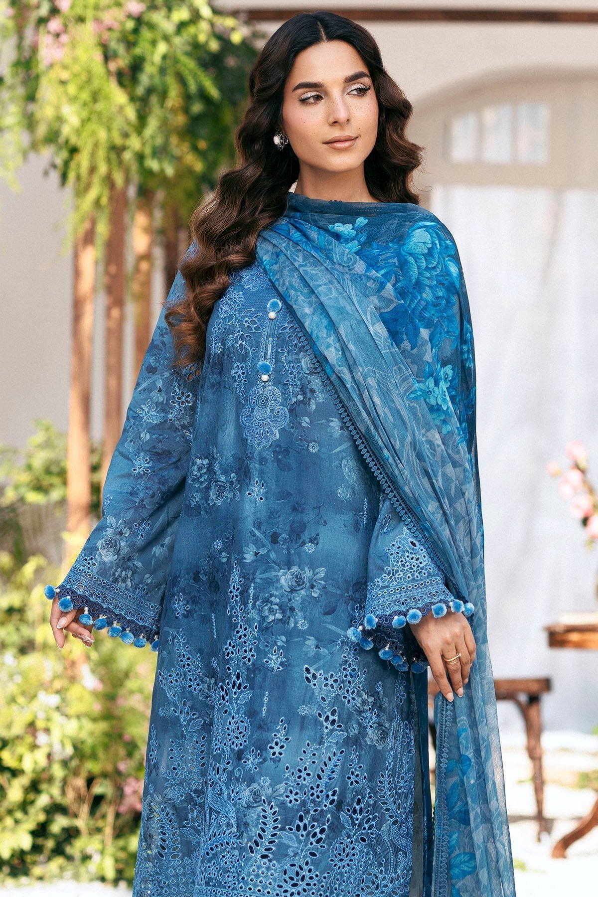 Motifz | Premium Lawn 25 | 5434-LILLY - House Of Hania