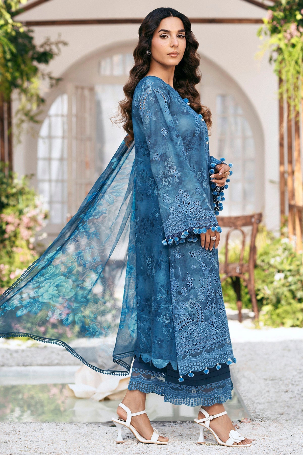 Motifz | Premium Lawn 25 | 5434-LILLY - House Of Hania