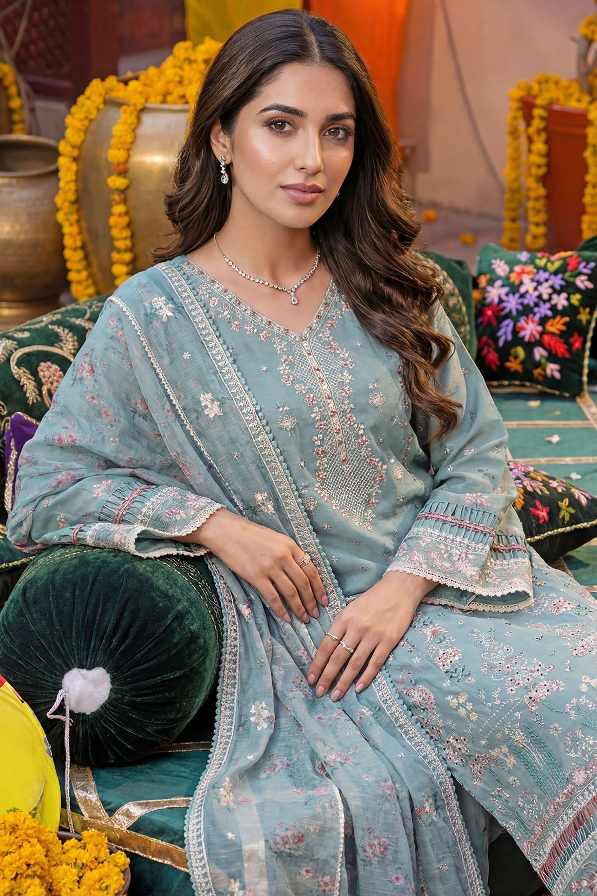 Motifz | Premium Lawn 26 | 5918-ADELIA - House Of Hania