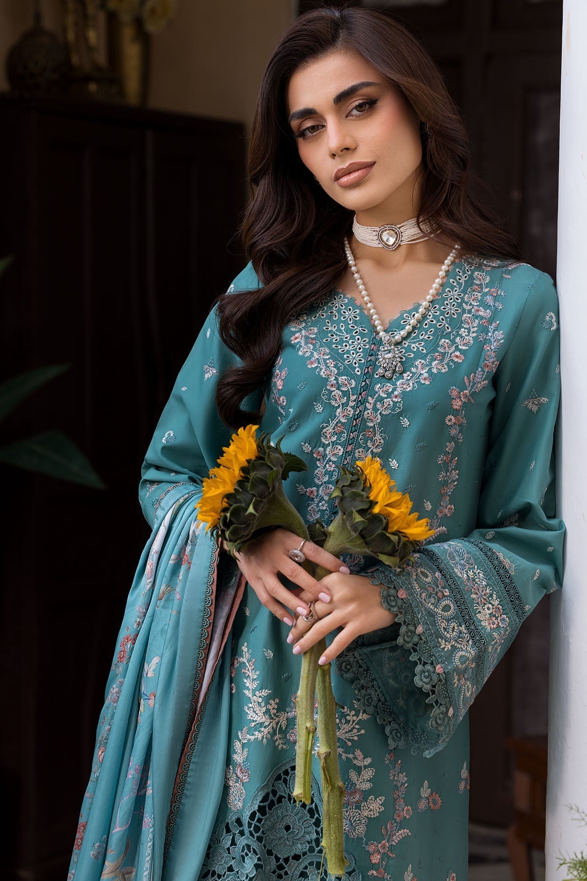Motifz | Premium Lawn 26 | 5922-MIDNIGHT - House Of Hania