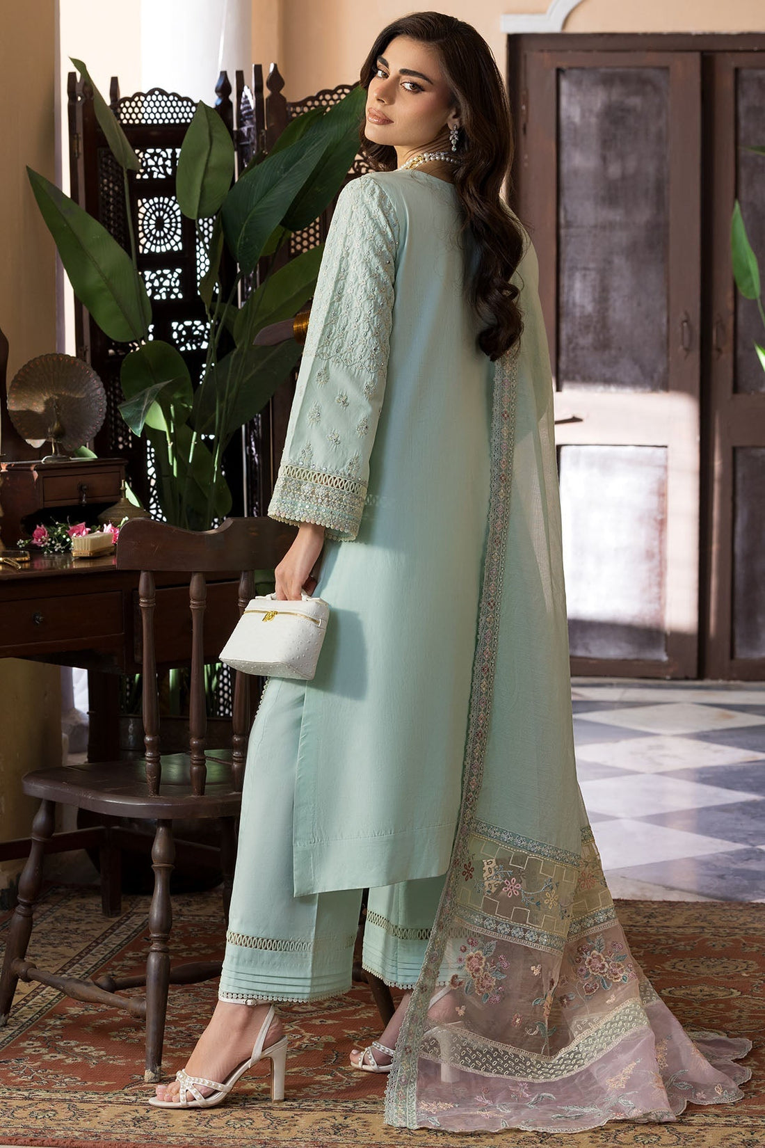 Motifz | Premium Lawn 26 | 5927-PETALINE - House Of Hania