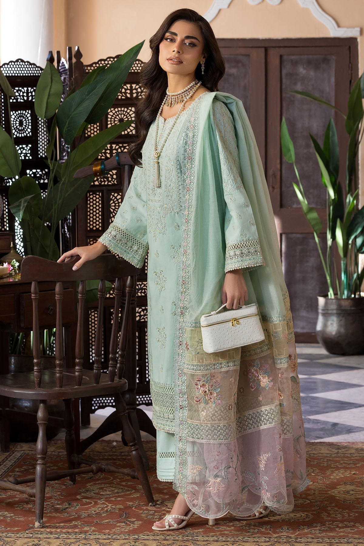 Motifz | Premium Lawn 26 | 5927-PETALINE - House Of Hania