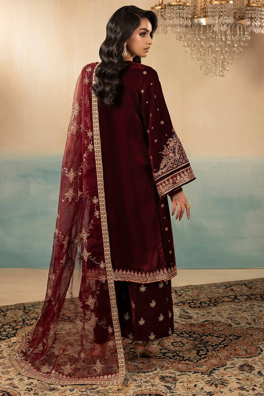 Motifz | Premium Winter 25 | 5667-SKY - House Of Hania