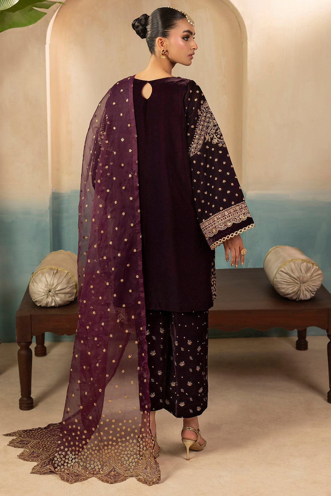 Motifz | Premium Winter 25 | 5668-CORAL - House Of Hania